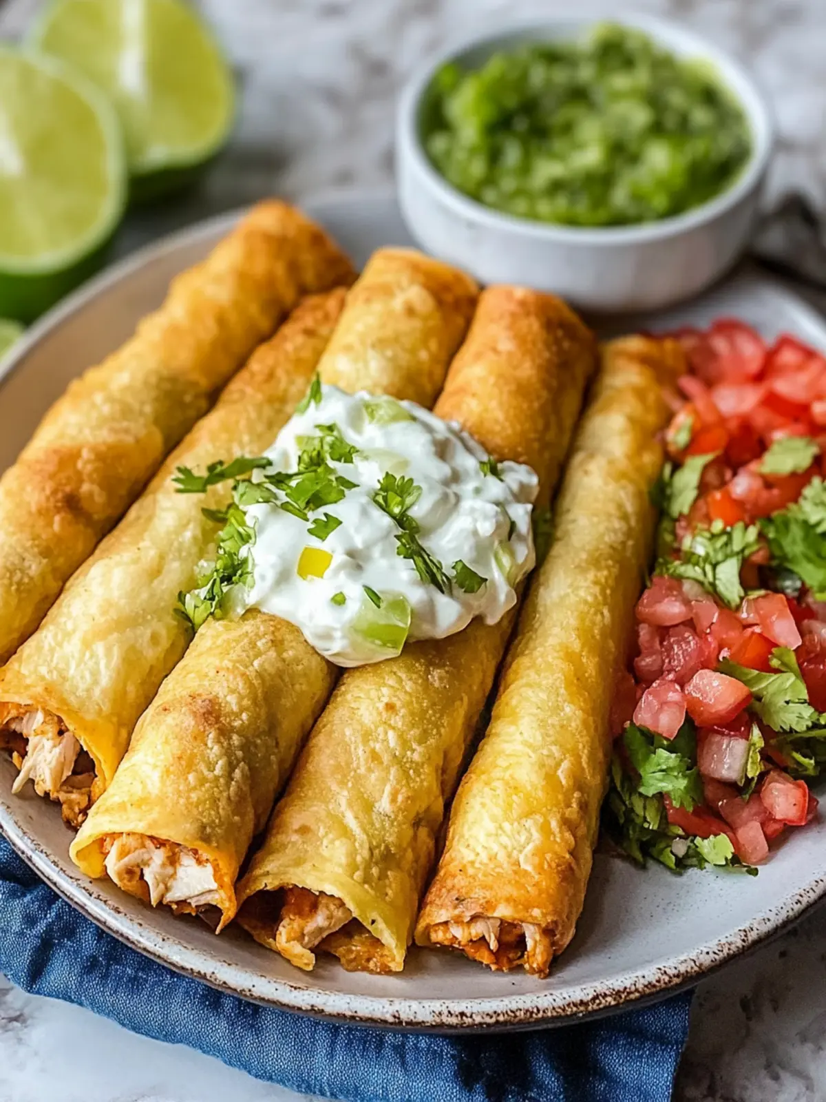 Crispy Air Fryer Chicken Taquitos: A Game-Changer Recipe 2 Air Fryer Chicken Taquitos