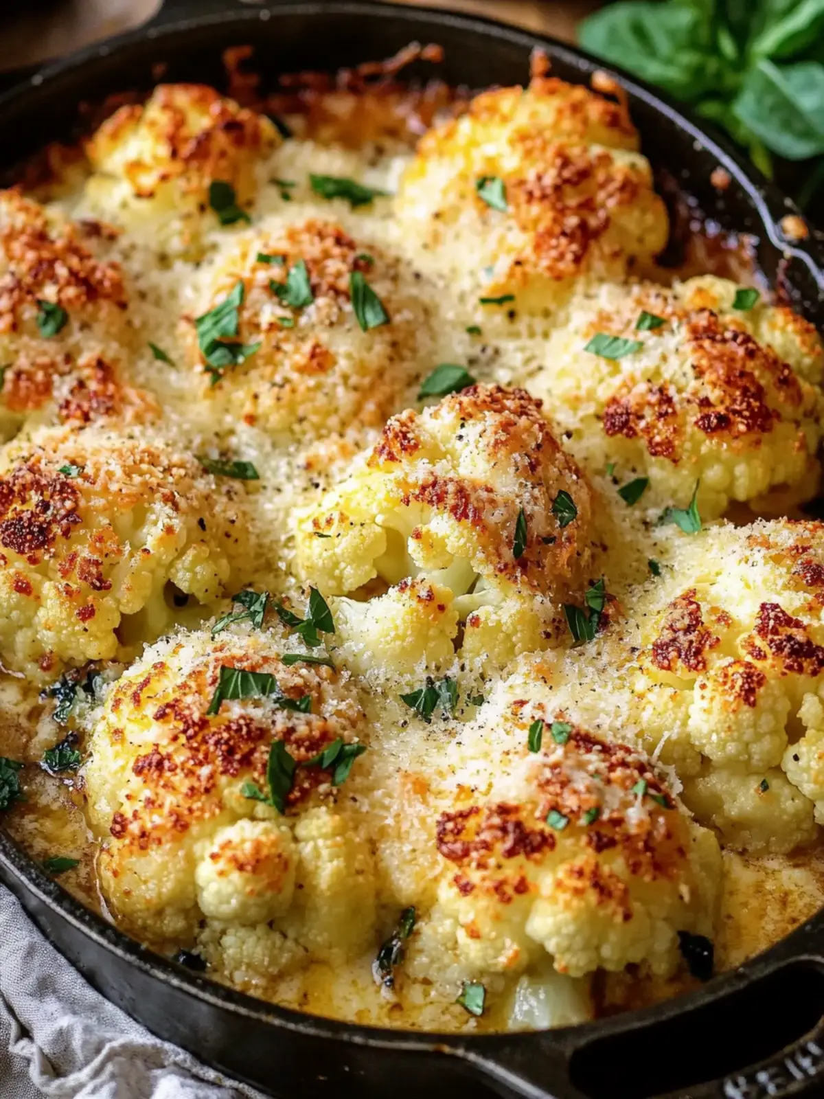 Baked Cauliflower Parmesan: Your New Go-To Comfort Dish 2 Baked Cauliflower Parmesan