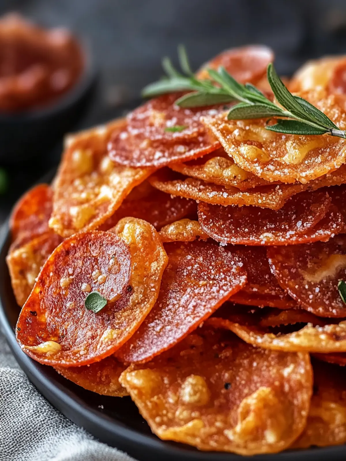 Savory Beef Pepperoni Cheese Crisps for Guilt-Free Snacking 2 Beef Beef Pepperoni Cheese Crisps