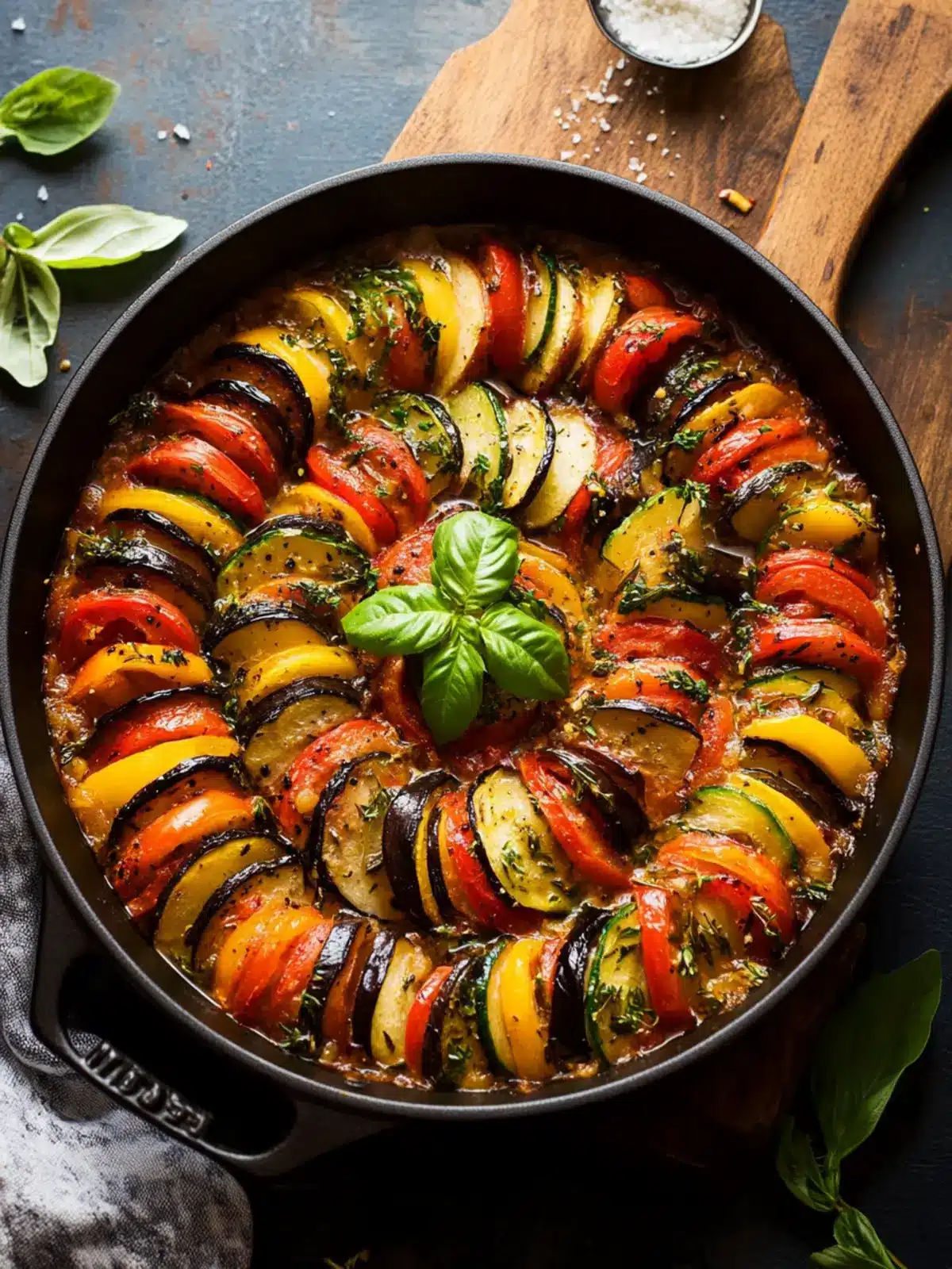 Delicious Garden Ratatouille with Cheesy Italian Twist 4 Garden Ratatouille