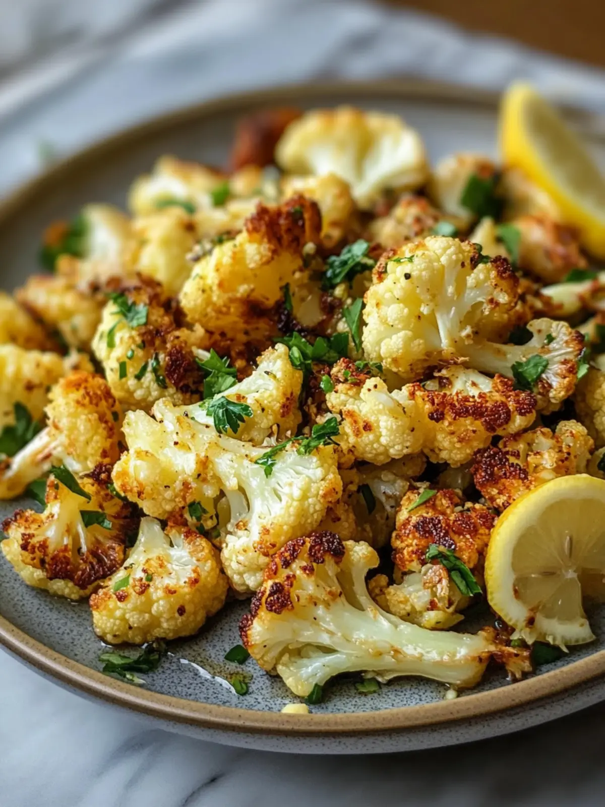 Sweet and Tangy Roasted Cauliflower with Honey Lemon Magic 5 Sweet and Tangy Roasted Cauliflower with Honey and Lemon Dressing Recipe