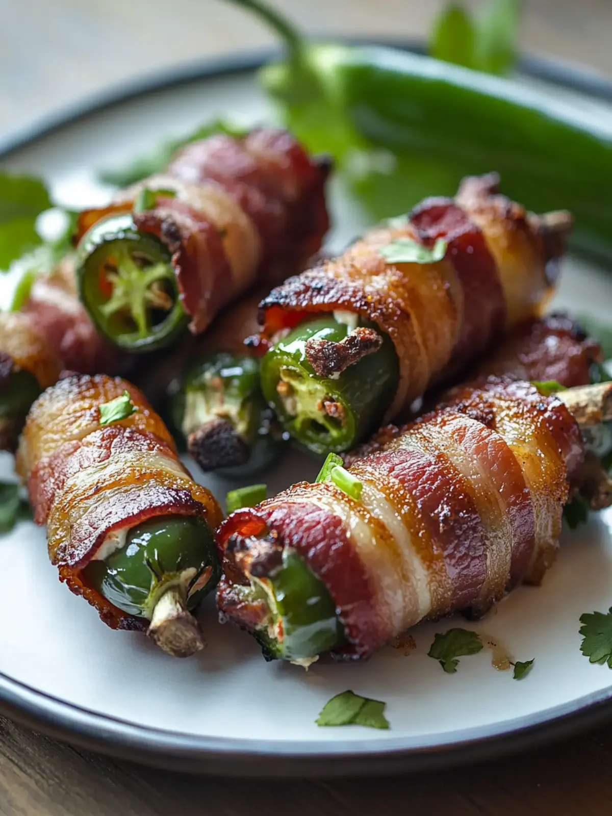 Beef Bacon Wrapped Jalapeño Poppers: Irresistibly Spicy Snack 5 Beef Bacon Wrapped Jalapeño Poppers