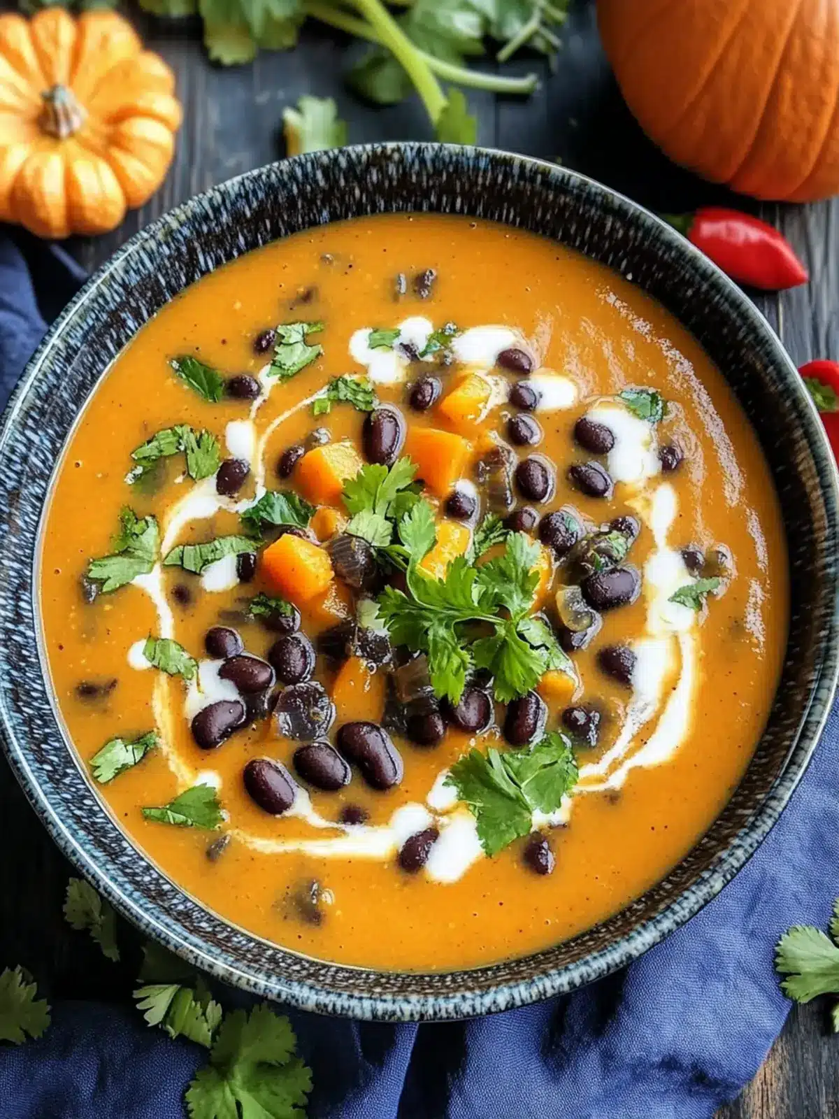 Pumpkin Black Bean Soup: Quick, Cozy Comfort in a Bowl 2 Pumpkin Black Bean Soup