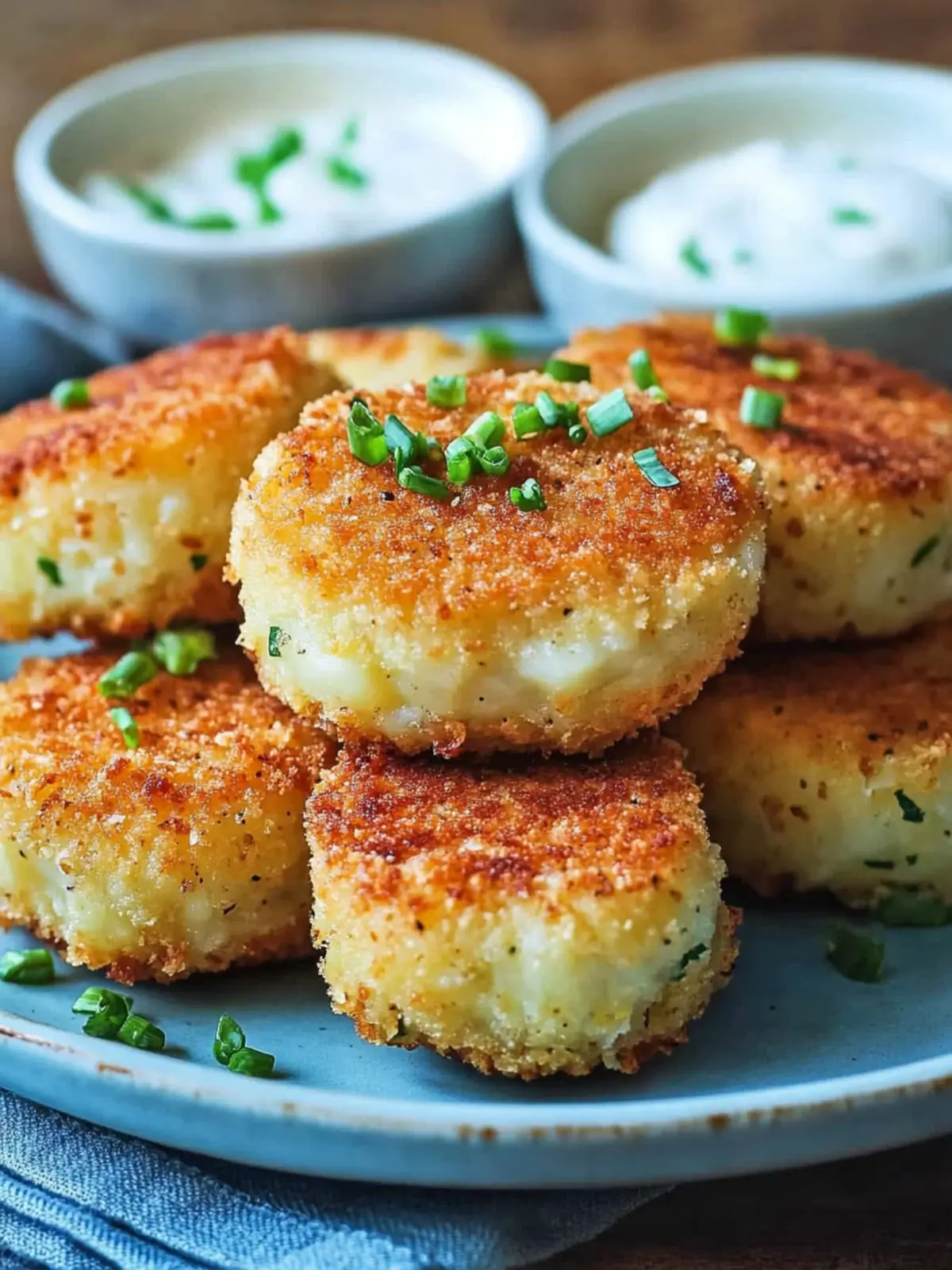 Delicious Potato Croquettes with Homemade Garlic Aioli 4 Potato Croquettes