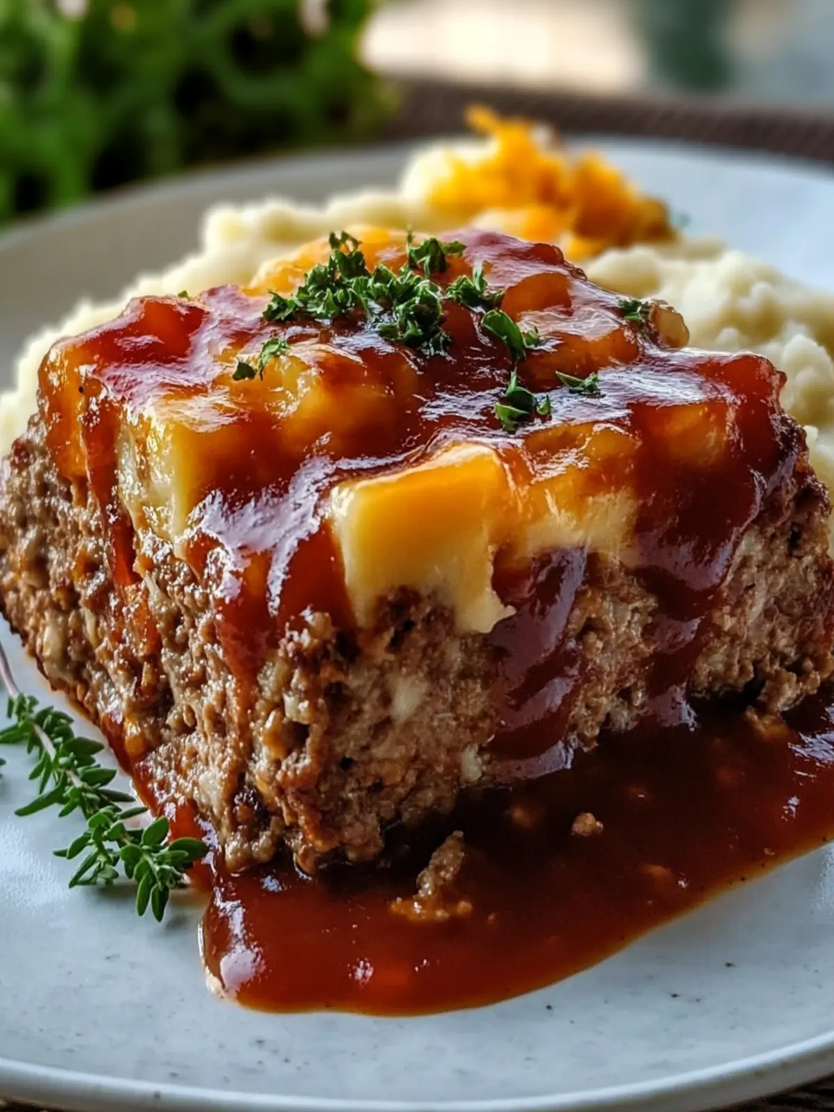 Comforting Meatloaf with Mashed Potatoes and Cheese Magic 5 Meatloaf with Mashed Potatoes and Cheese