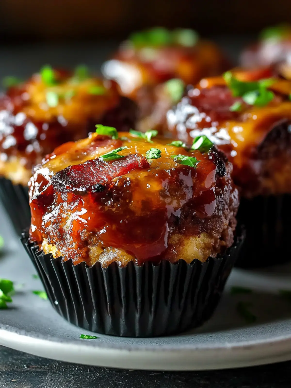 Easy BBQ Bacon Meatloaf Cupcakes for Cozy Fall Nights 2 Easy BBQ Bacon Meatloaf Cupcakes for a Cozy Fall Dinner