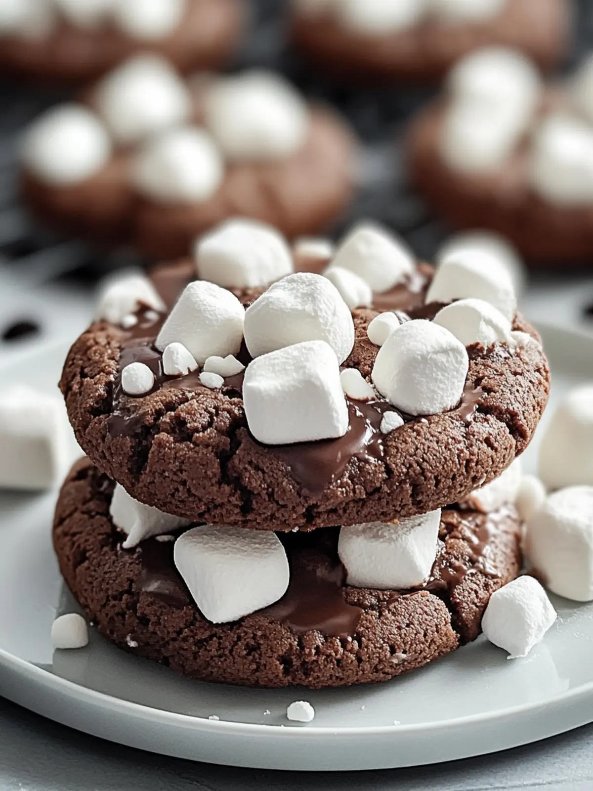 Marshmallow Chocolate Cookies: Soft, Chewy Happiness Awaits 2 marshmallow chocolate cookies