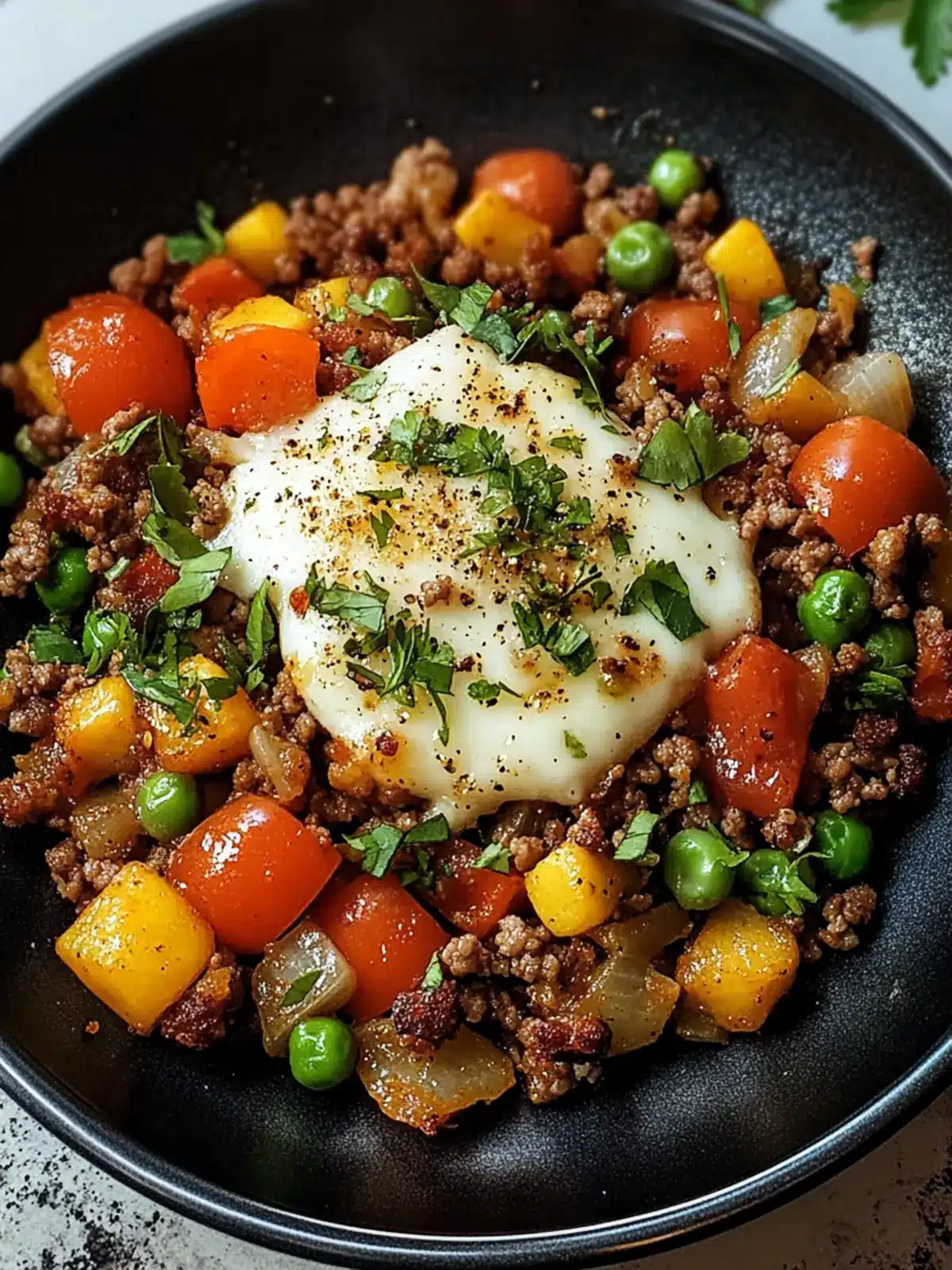 Easy Hamburger Hash Skillet: Dinner Ready in 30 Minutes 3 Hamburger Hash