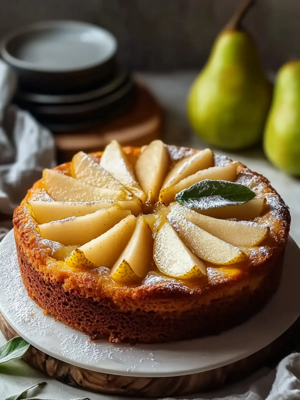 Delicious Italian Pear Cake for a Cozy Dessert Treat 2 Italian Pear Cake