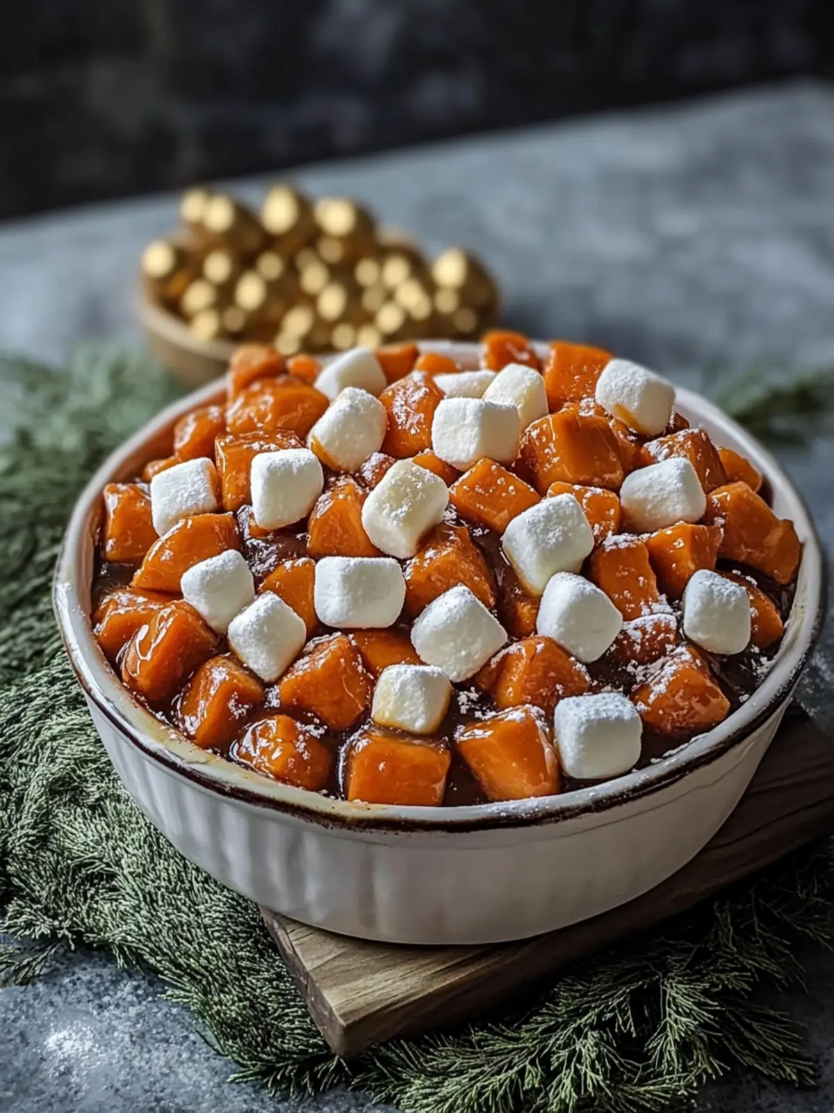 Glazed Candied Sweet Potatoes With Marshmallows Sure to Delight 2 Glazed Candied Sweet Potatoes With Marshmallows