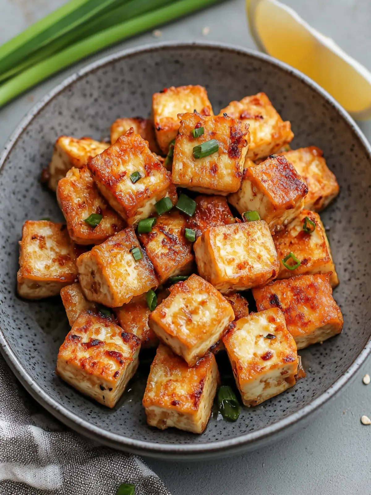 Crispy Air Fryer Lemongrass Tofu for Quick Vegan Meals 2 Air Fryer Lemongrass Tofu