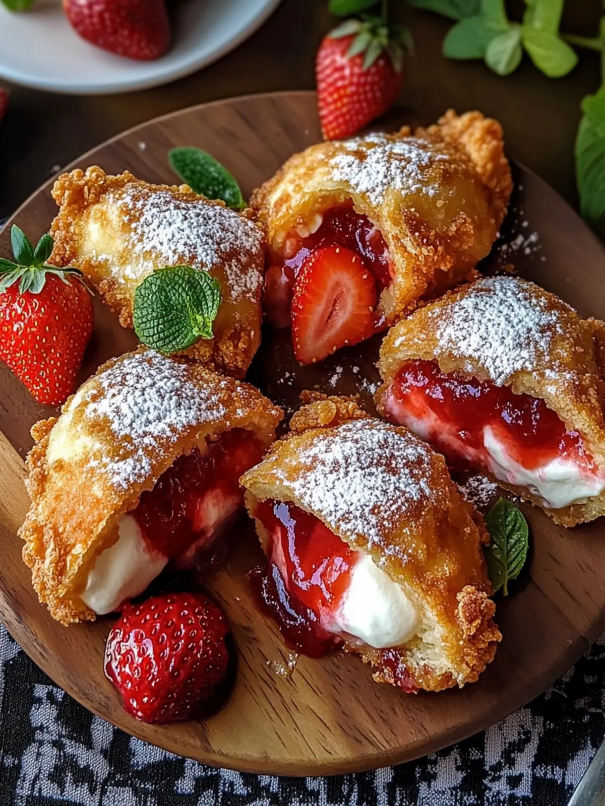 Deep Fried Strawberry Cheesecake Pies Worth Indulging In 3 Deep Fried Strawberry Cheesecake Pies