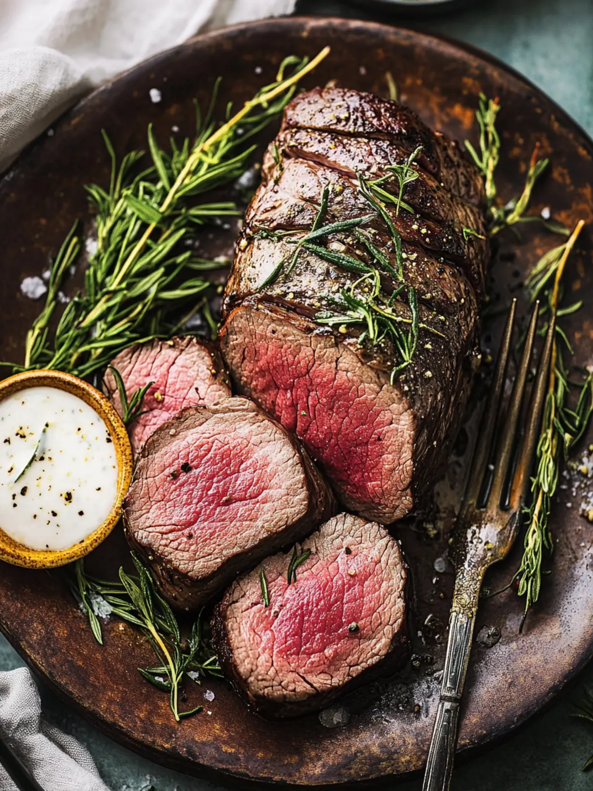 Irresistible Filet of Beef Tenderloin with Creamy Sauce 2 Filet of Beef Tenderloin
