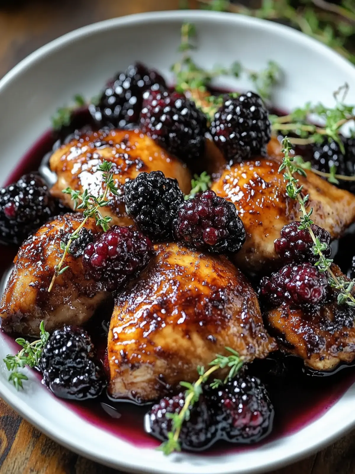 Bourbon Blackberry Chicken: A Sweet Savory Weeknight Treat 2 Bourbon Blackberry Chicken