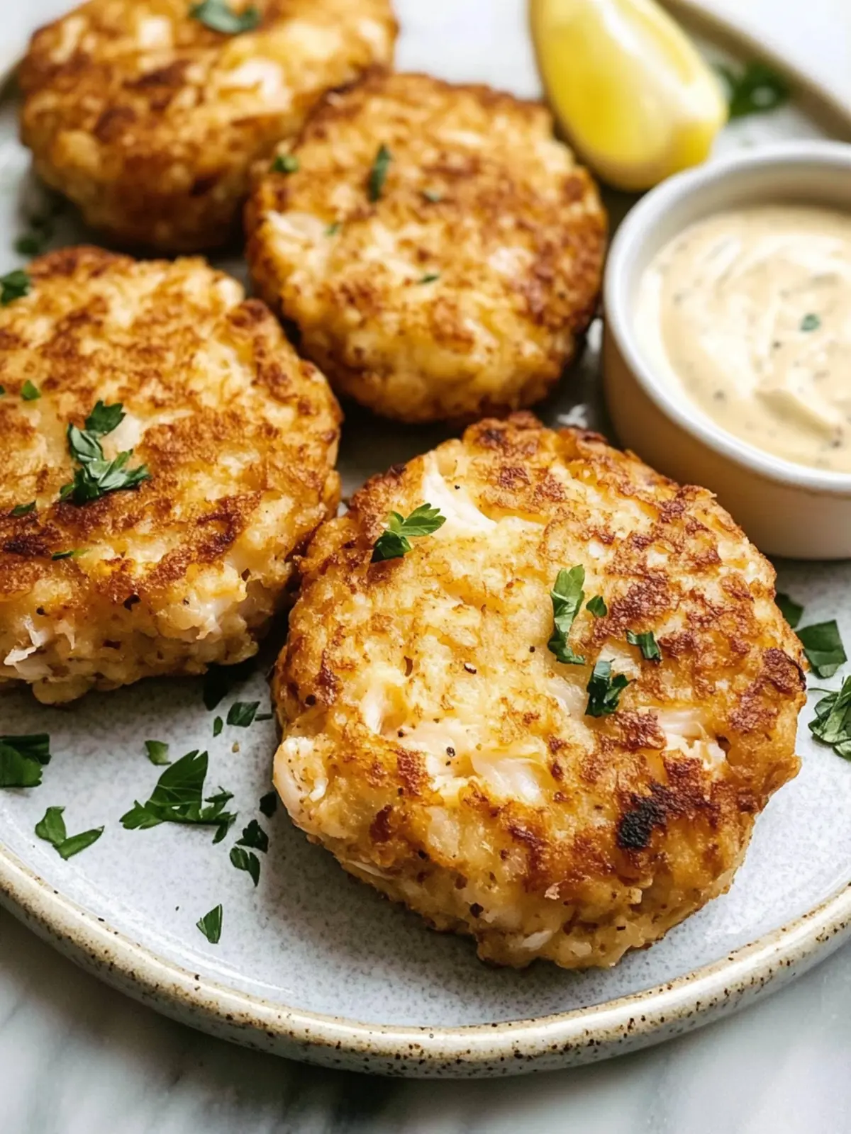 Crispy Air Fryer Crab Cakes That'll Elevate Your Dinner Game 3 Air Fryer Crab Cakes