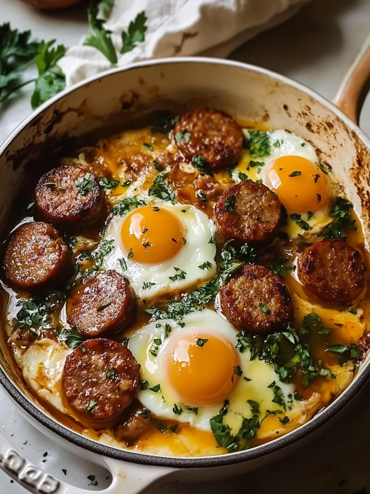 Savor the Flavor: Egg Boil with Sausage in Cajun Spice 5 Egg Boil with Sausage