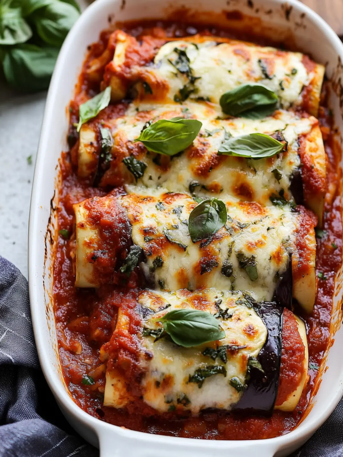 Delicious Eggplant Rollatini – Comfort Food Made Healthy 2 Eggplant Rollatini