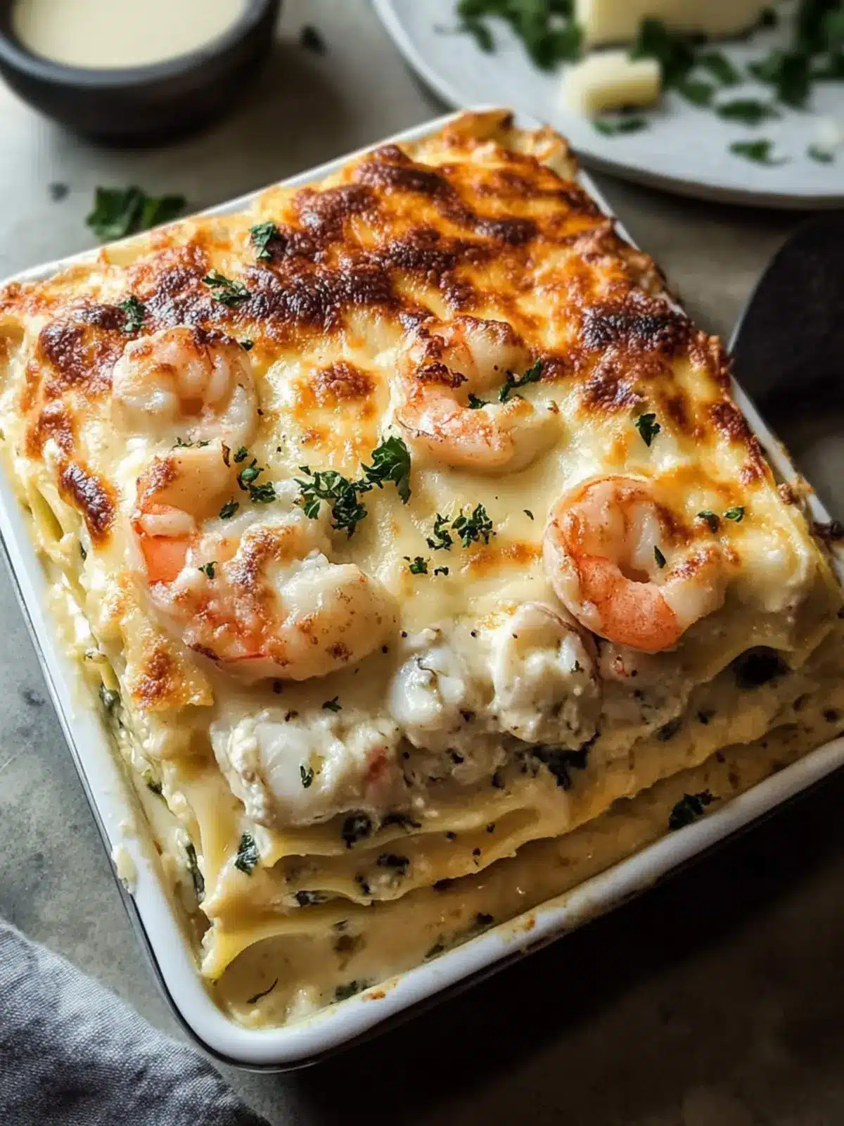 5 Star Seafood Lasagna Recipe for One Delightful Serving 4 5 Star seafood lasagna makes 1 serving