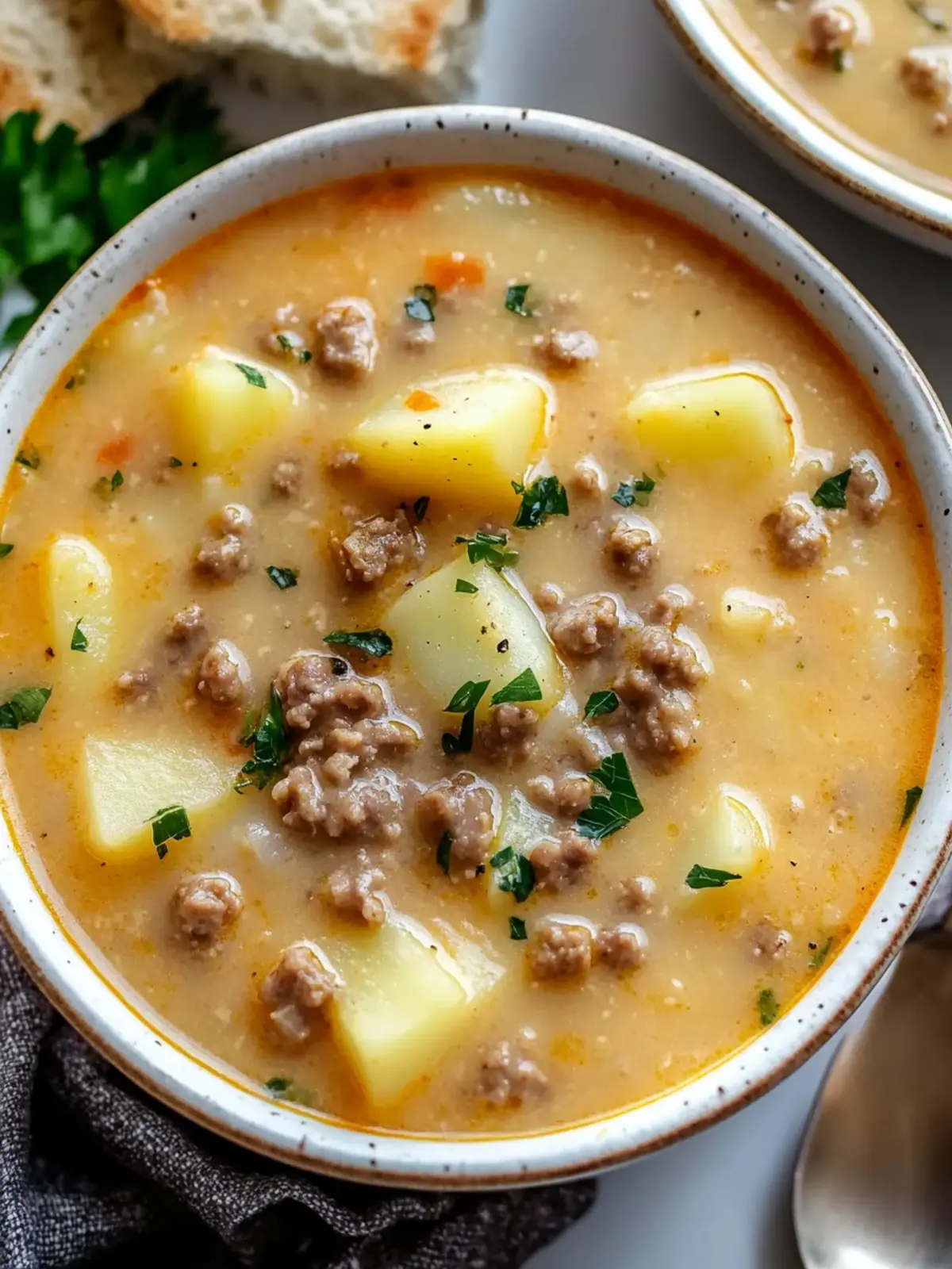Crock Pot Hamburger Potato Soup: Comfort in Every Bowl 3 Crock Pot Hamburger Potato Soup