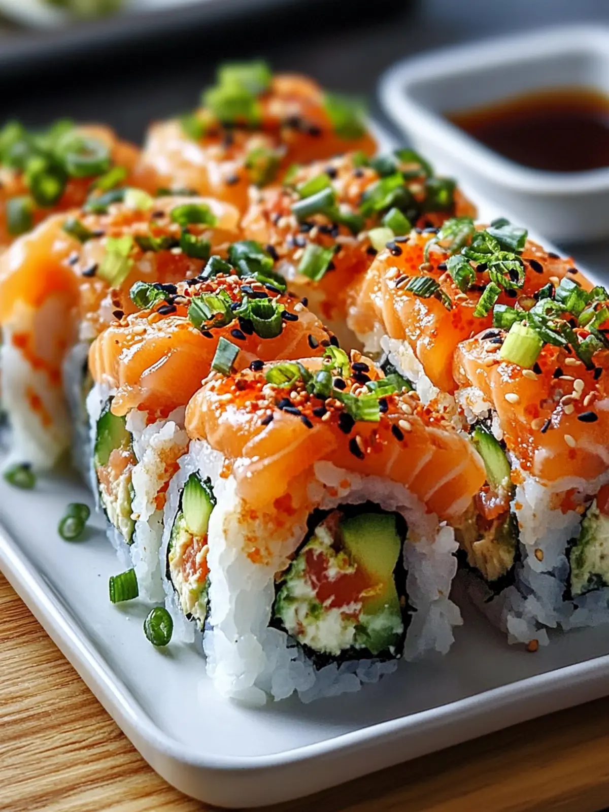 Savory Spicy Salmon Sushi Bake for Easy Comfort Food Nights 2 Spicy Salmon Sushi Bake