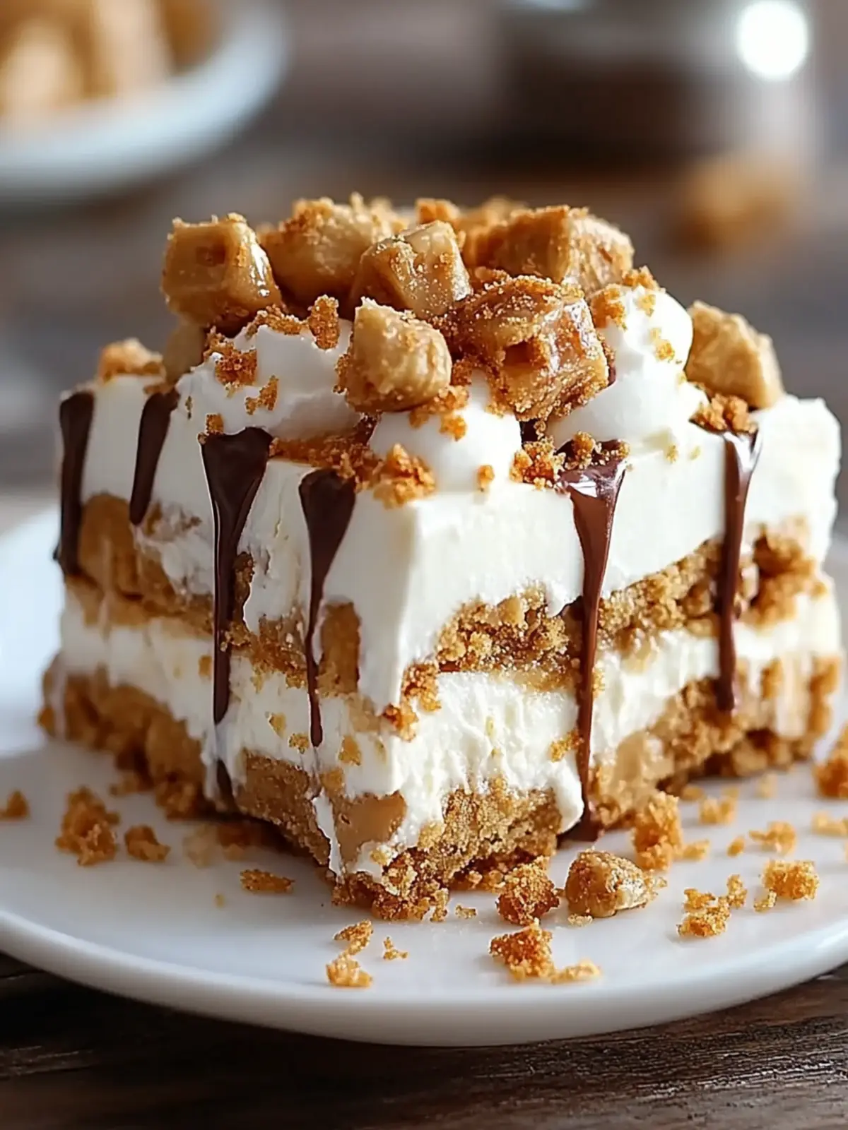 Irresistible Peanut Butter Cookie Lasagna for No-Bake Lovers 5 Peanut Butter Cookie Lasagna