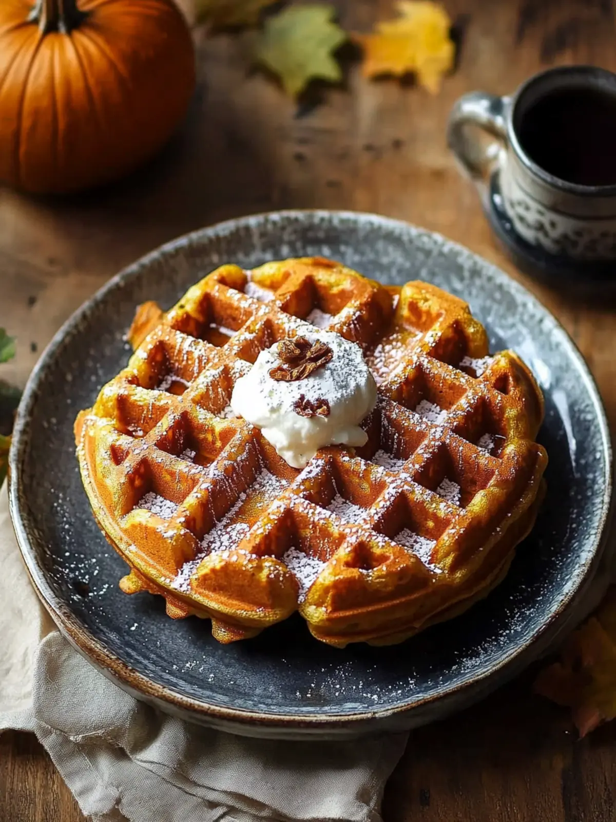 Cider Pumpkin Waffles: Cozy Fall Breakfast to Love 3 Cider Pumpkin Waffles