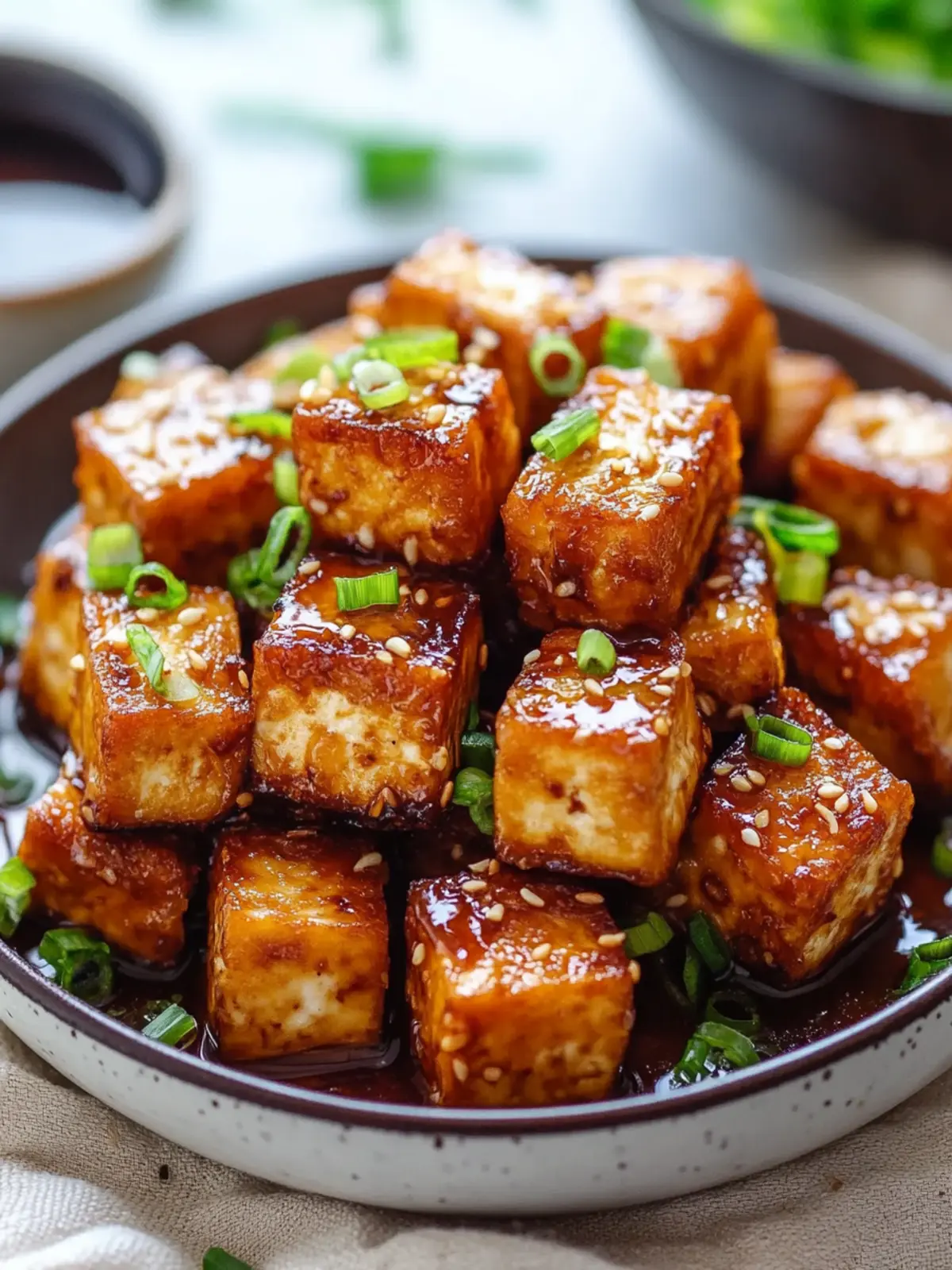 Crispy Honey Garlic Tofu: A Sweet Savory Delight You’ll Love 2 Crispy Honey Garlic Tofu