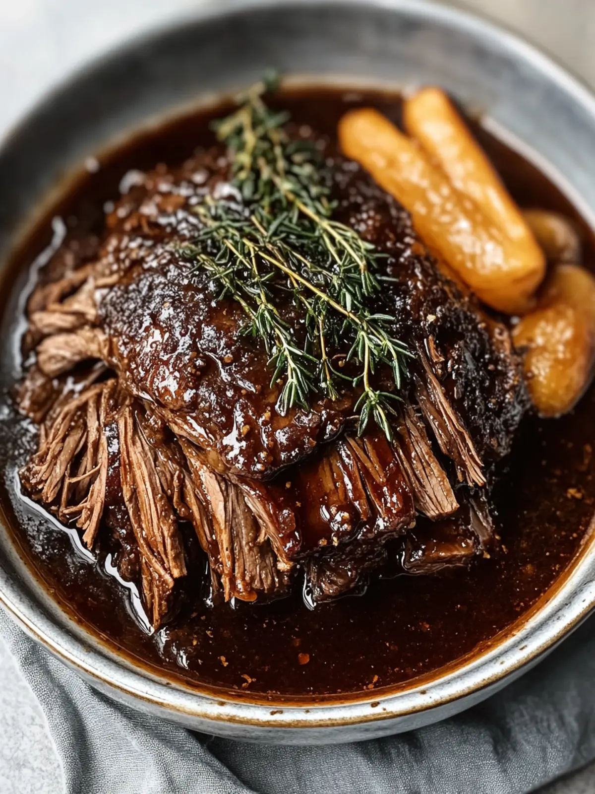 Slow Cooker Brown Sugar Balsamic Beef Roast Recipe for Easy Comfort 5 Slow Cooker Brown Sugar Balsamic Beef Roast Recipe