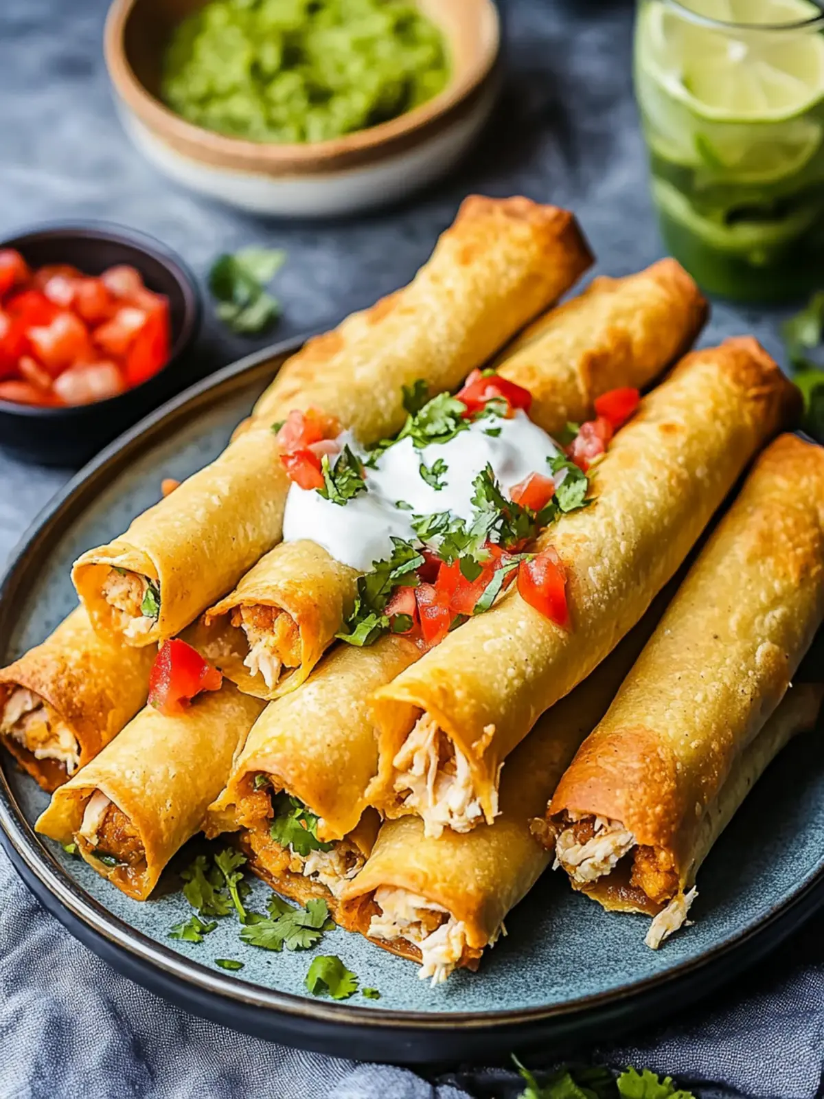 Crispy Air Fryer Chicken Taquitos: A Game-Changer Recipe 4 Air Fryer Chicken Taquitos