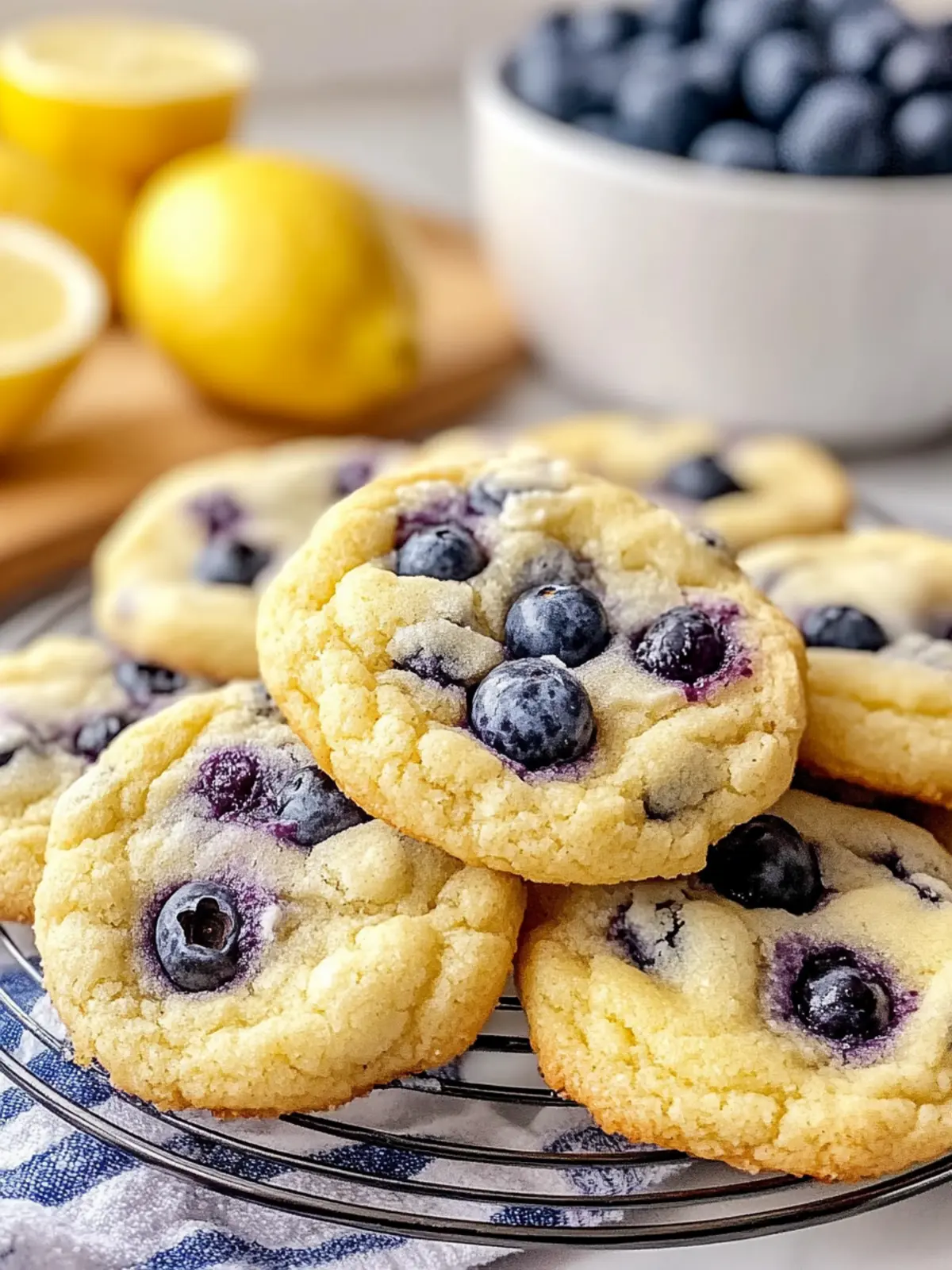 Lemon Blueberry Cheesecake Cookies: Summer Bliss Awaits! 4 Lemon Blueberry Cheesecake Cookies