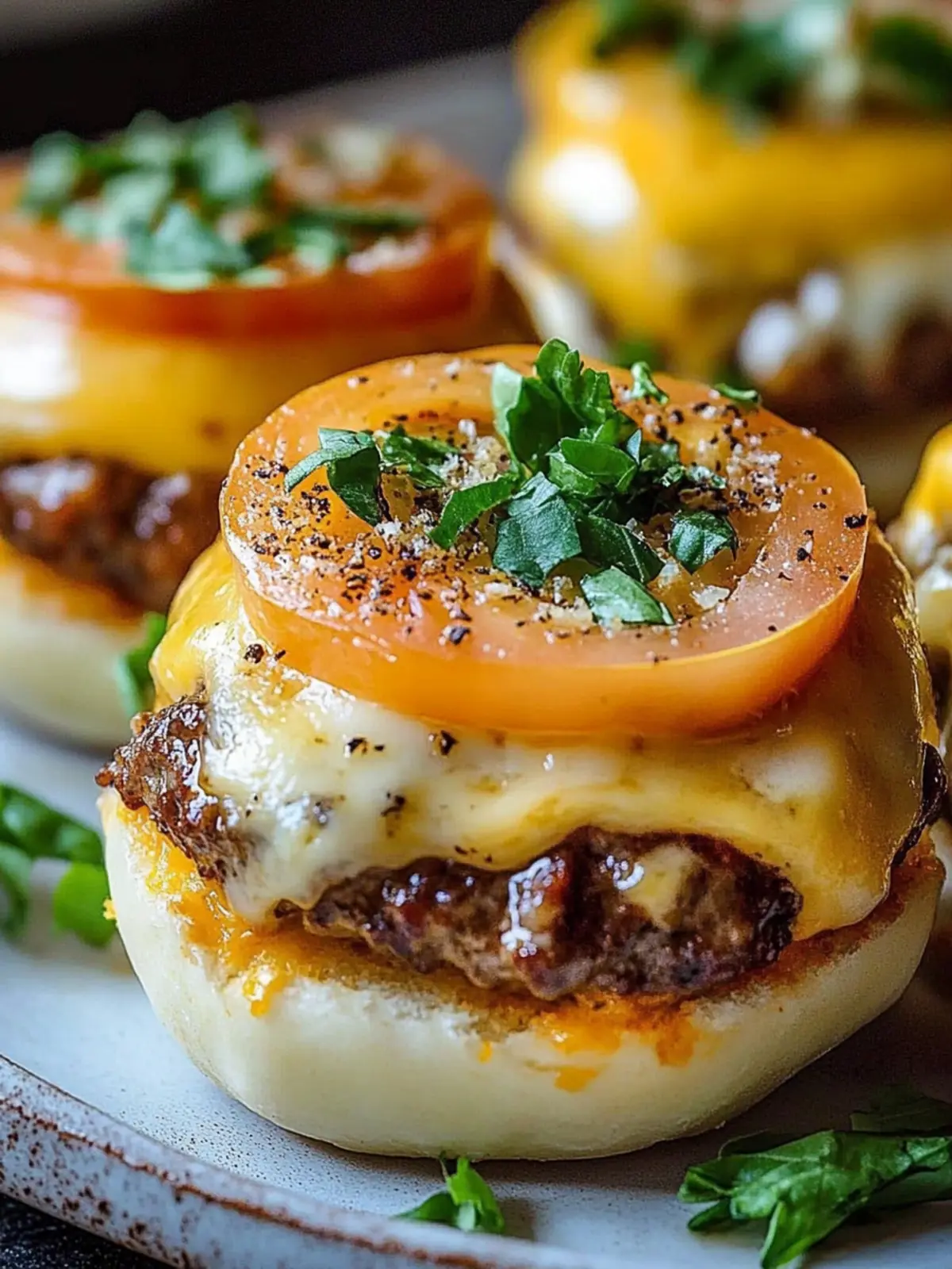 Garlic Butter Cheeseburger Rollups for Ultimate Snack Bliss 2 Garlic Butter Cheeseburger Rollups