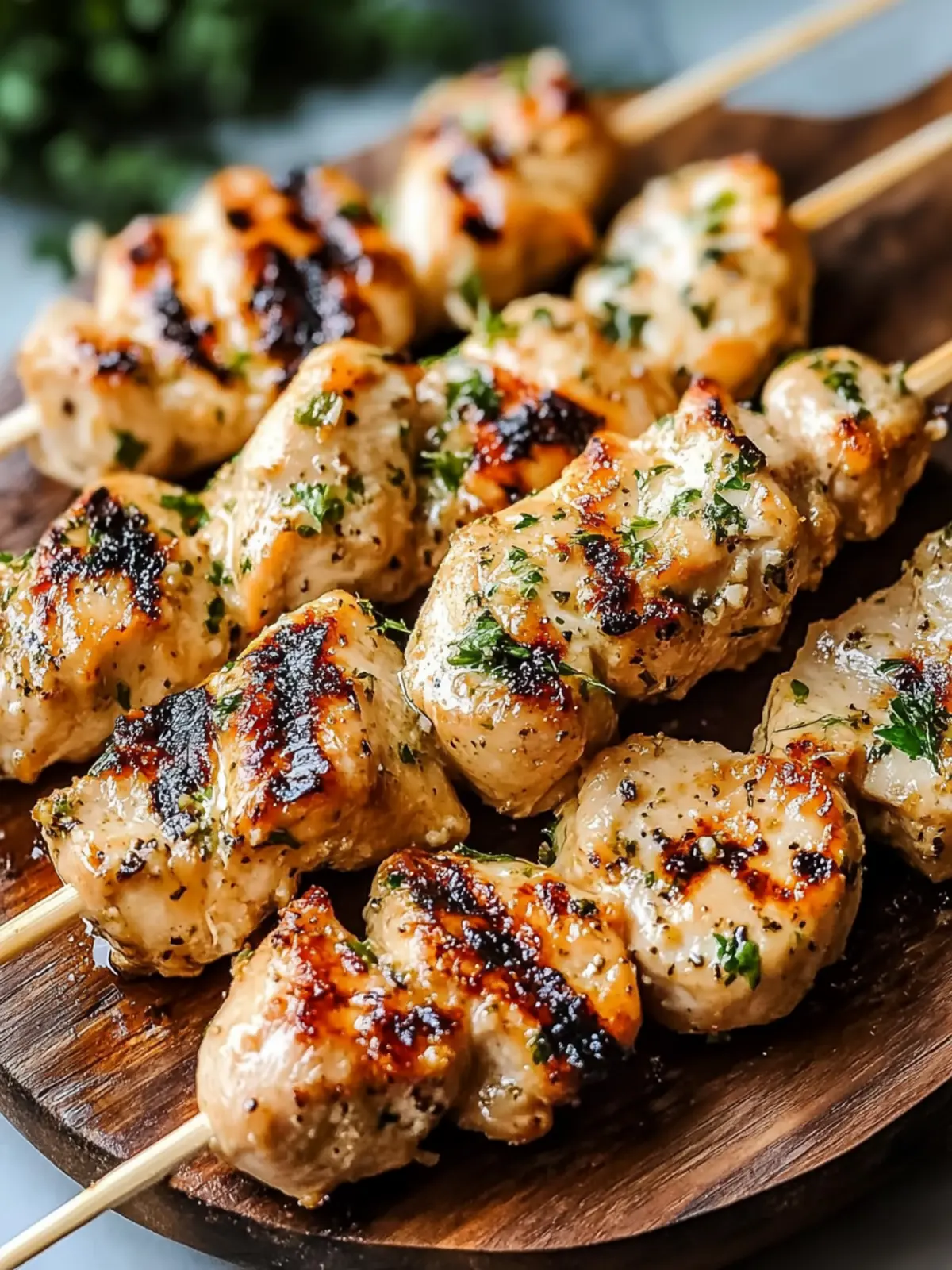 Garlic Parmesan Chicken Skewers: Your Perfect Grilled Delight 5 Garlic Parmesan Chicken Skewers: Grilled to Flavorful Perfection Recipe