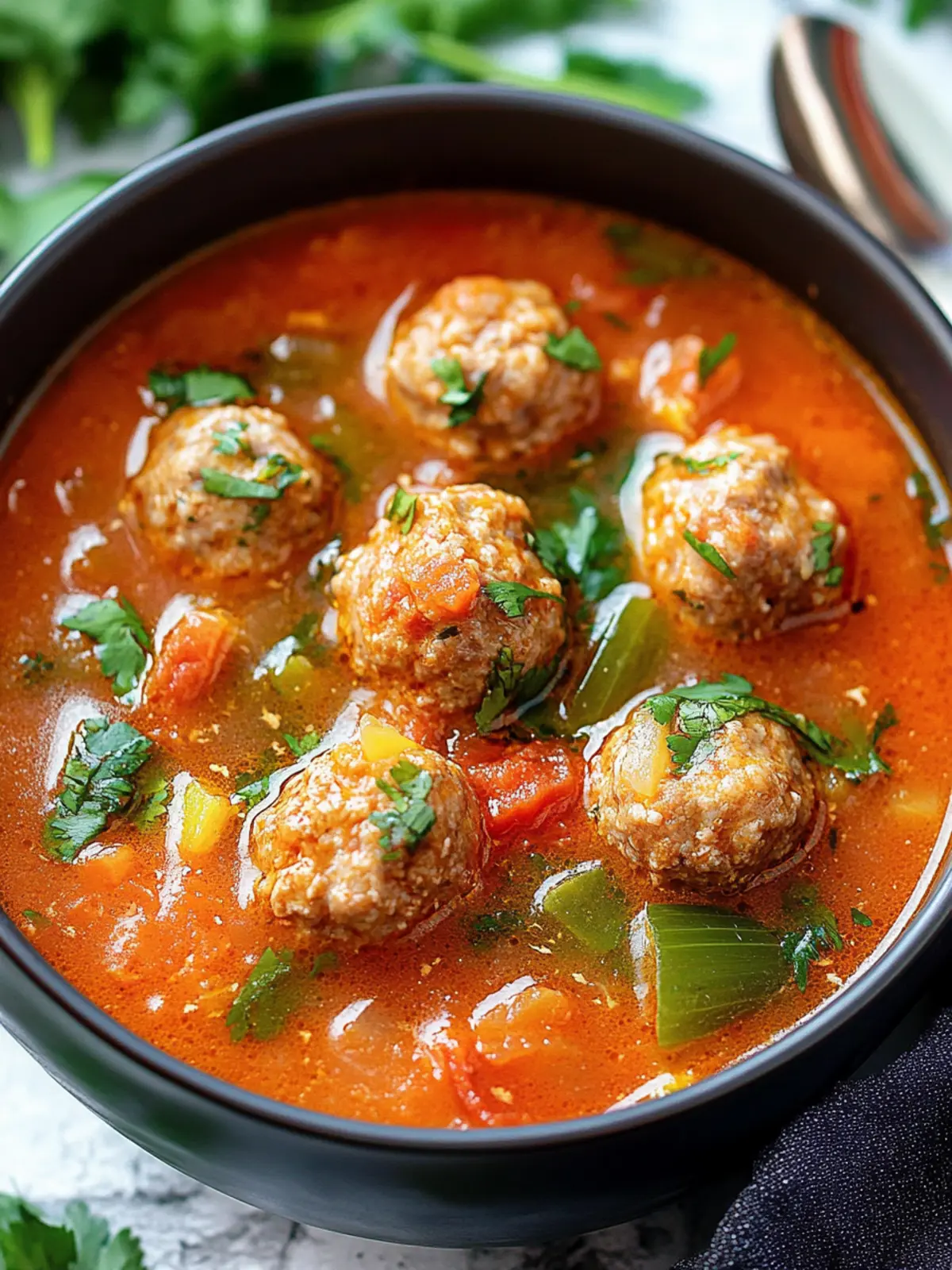 Delicious Low-Carb Mexican Meatball Soup: Your Family's New Favorite 5 Mexican Meatball Soup {Albondigas Soup}