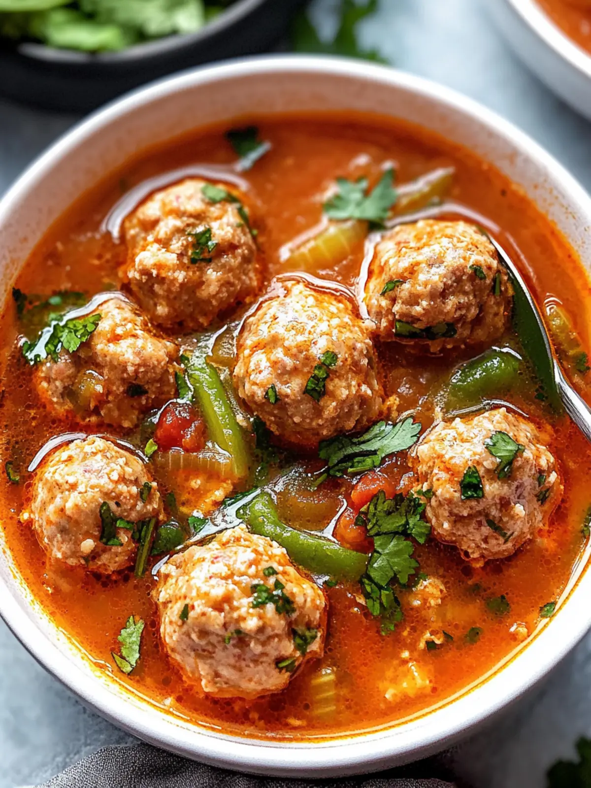 Delicious Low-Carb Mexican Meatball Soup: Your Family's New Favorite 3 Mexican Meatball Soup {Albondigas Soup}