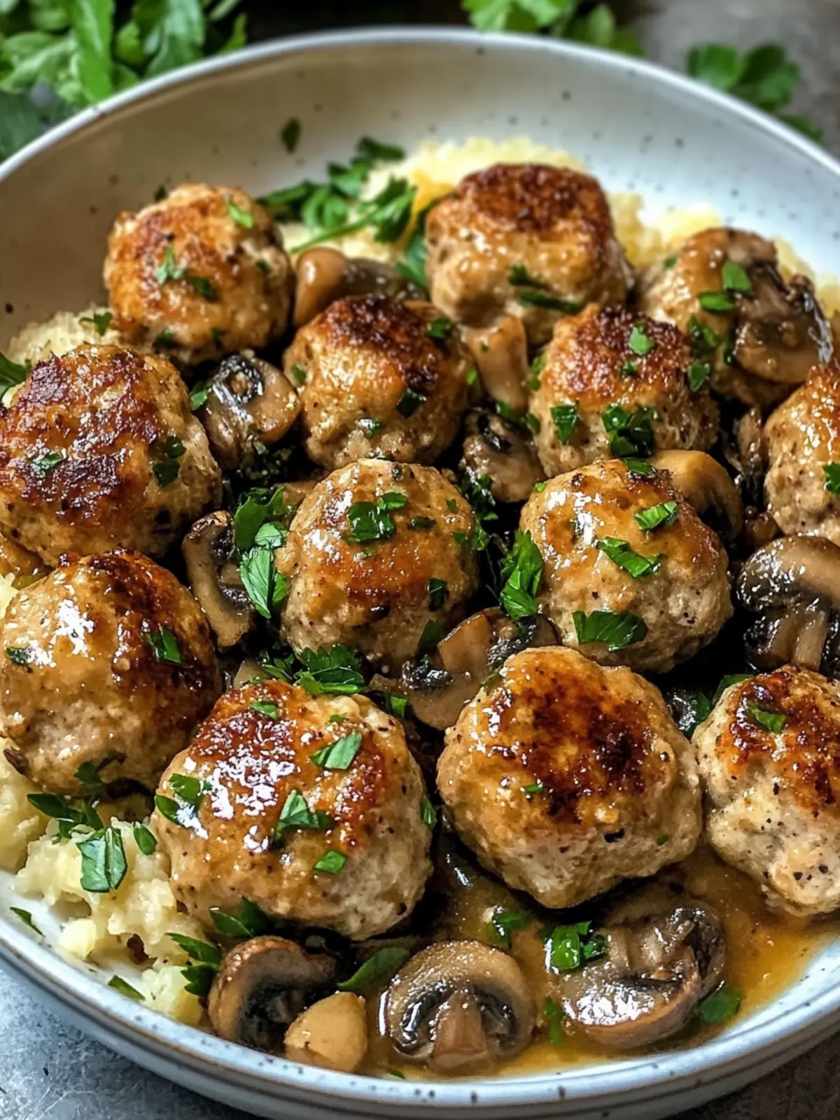 Mushroom Chicken Meatballs: Flavor-Packed & Guilt-Free Delight 5 Mushroom Chicken Meatballs