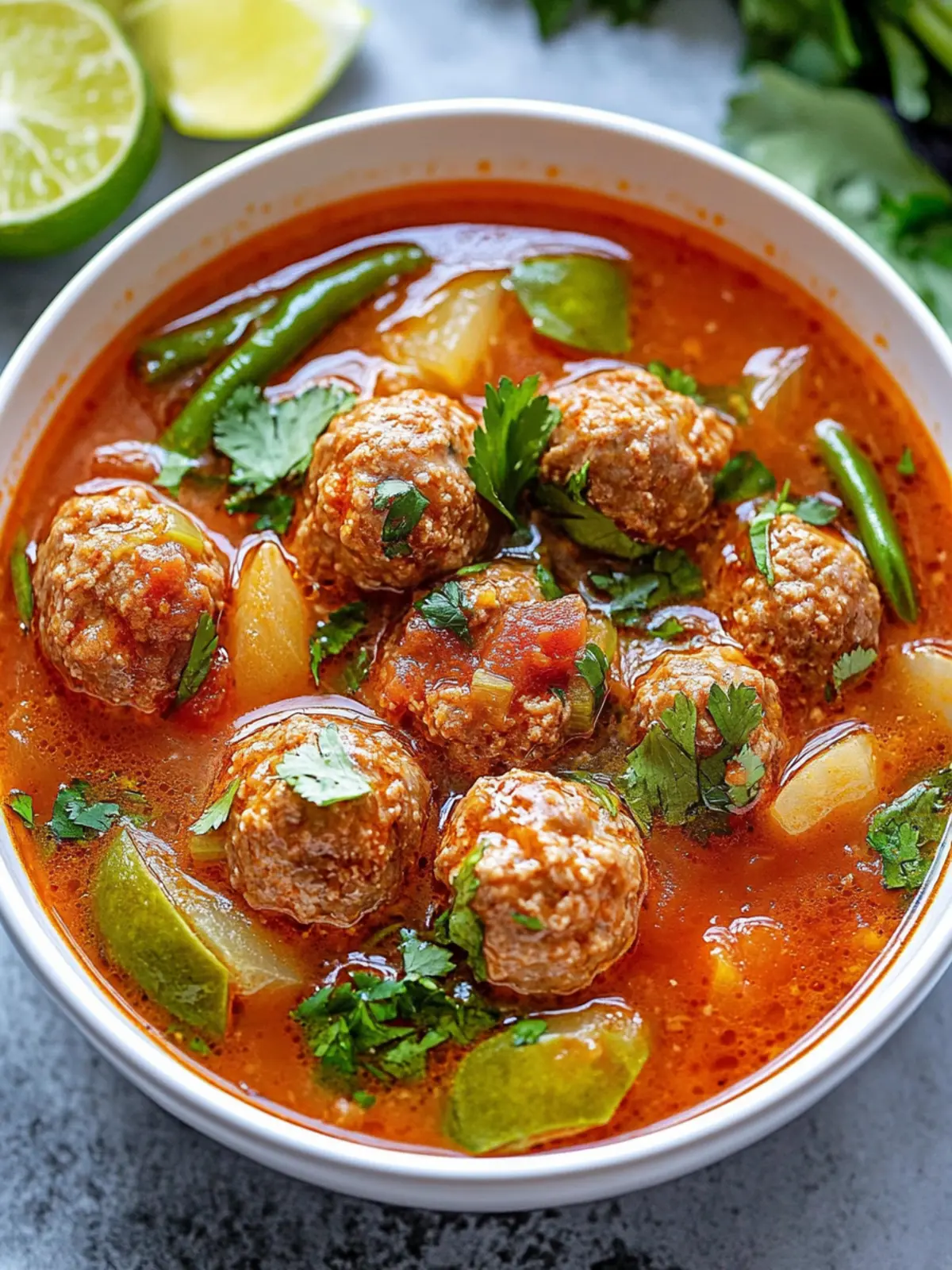 Delicious Low-Carb Mexican Meatball Soup: Your Family's New Favorite 2 Mexican Meatball Soup {Albondigas Soup}