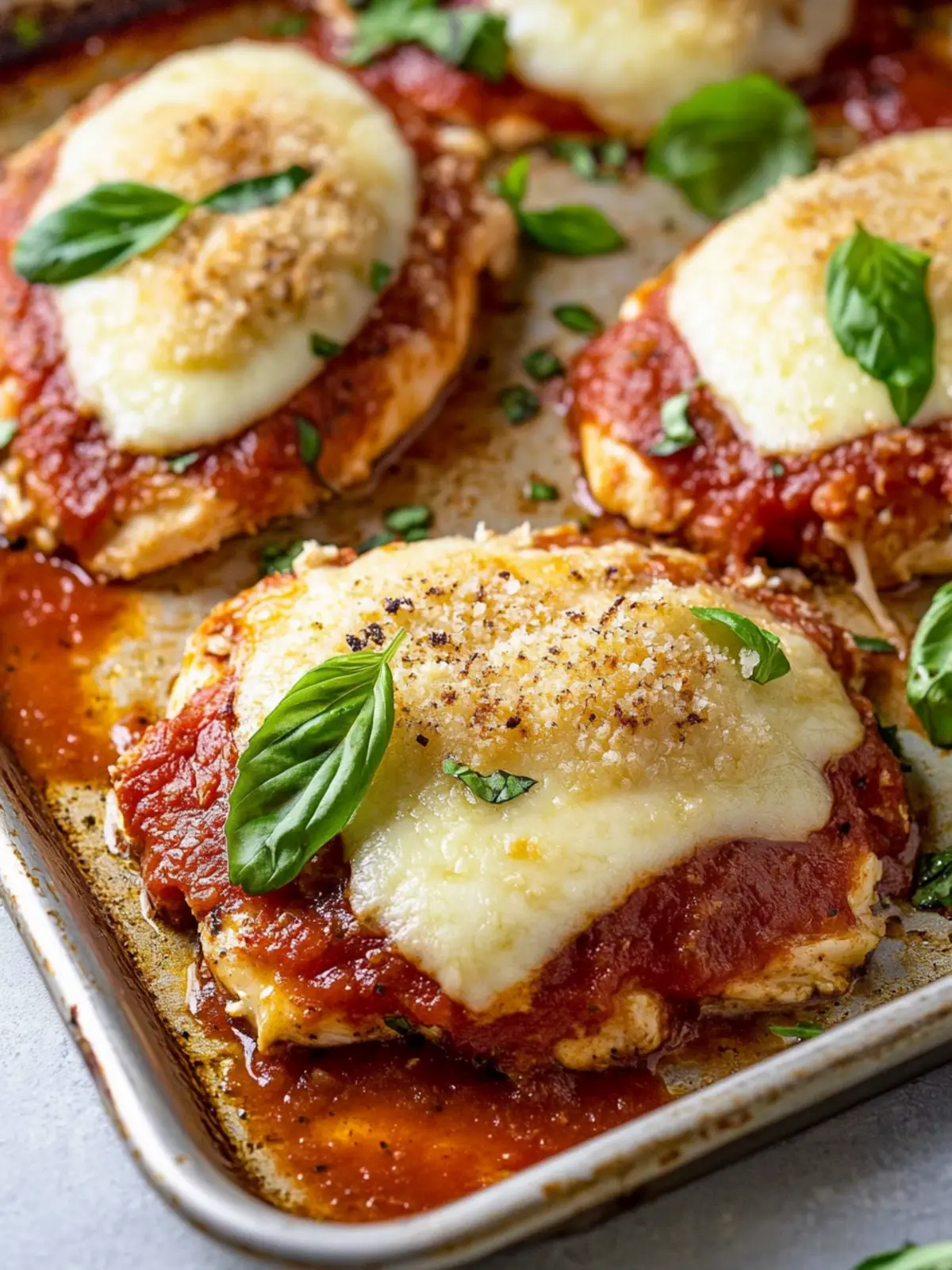 Sheet Pan Chicken Parm: Easy Comfort Food for Busy Nights 2 Sheet Pan Chicken Parm