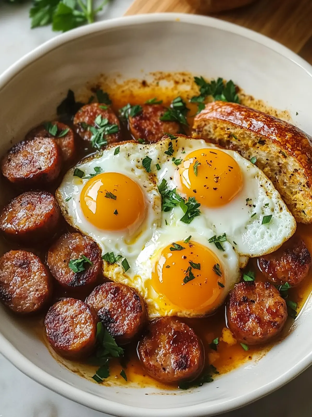 Savor the Flavor: Egg Boil with Sausage in Cajun Spice 4 Egg Boil with Sausage