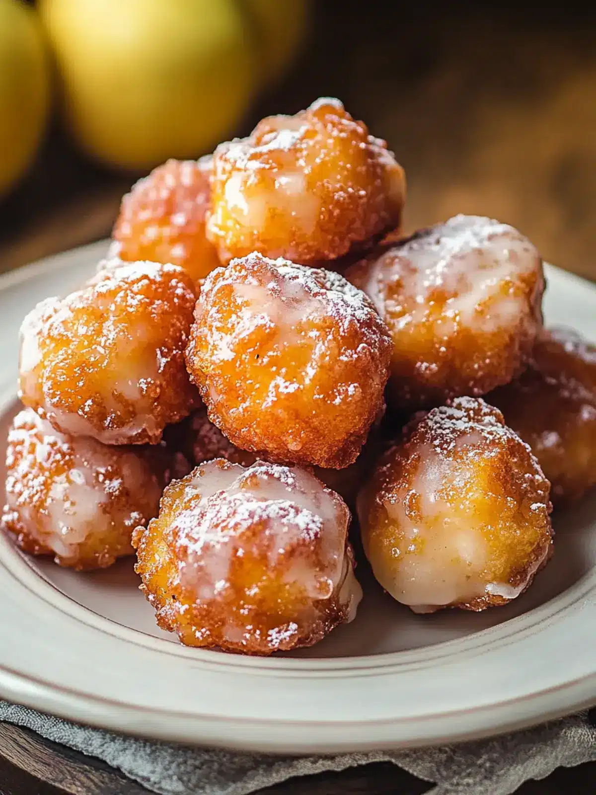 Irresistible Apple Fritter Bites: Easy Baked Delight at Home 4 Apple Fritter Bites