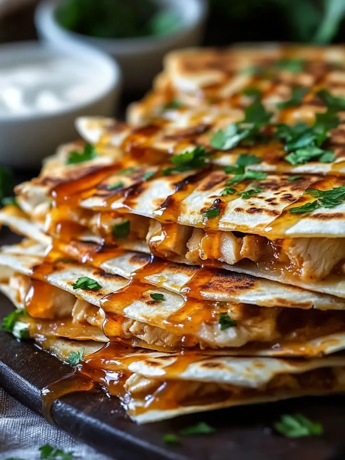 Cheesy Hot Honey Chicken Quesadillas for Flavor Lovers 2 Cheesy Hot Honey Chicken Quesadillas