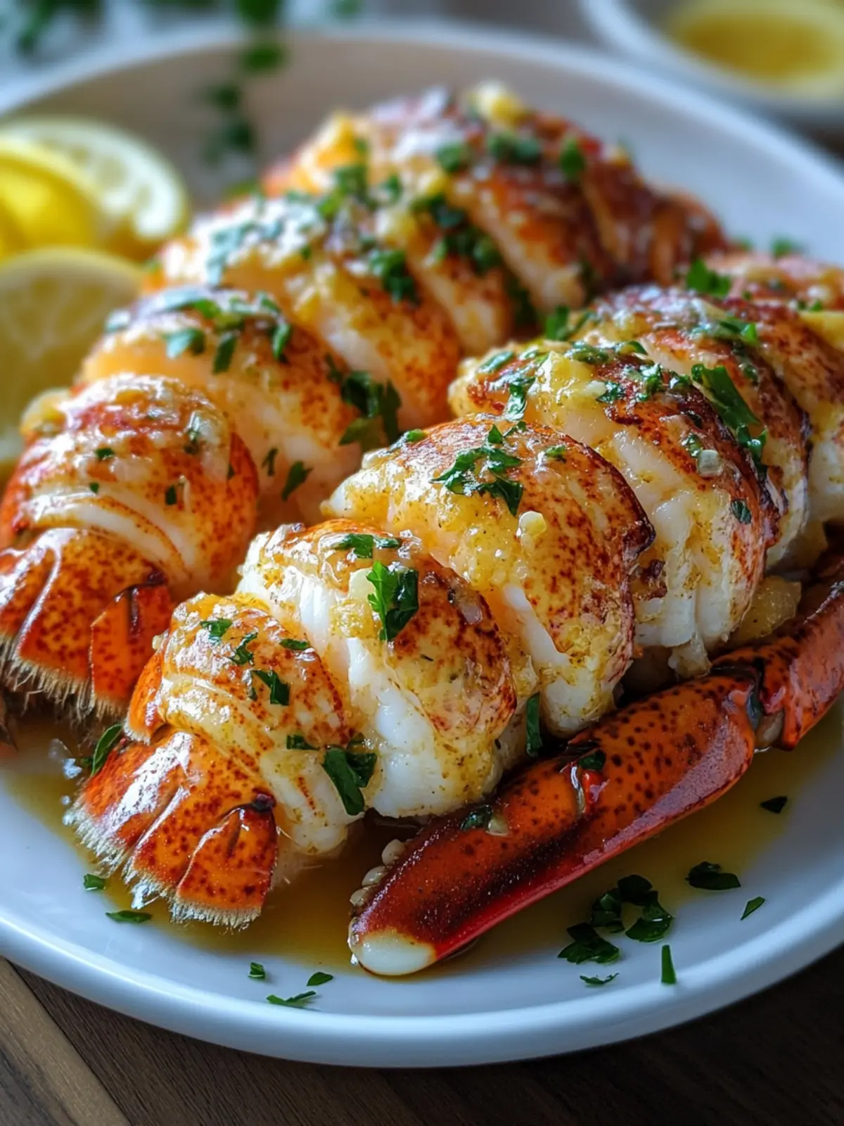 Quick & Delicious Lobster Tails with Garlic Butter Delight 3 Lobster Tails with Garlic Butter