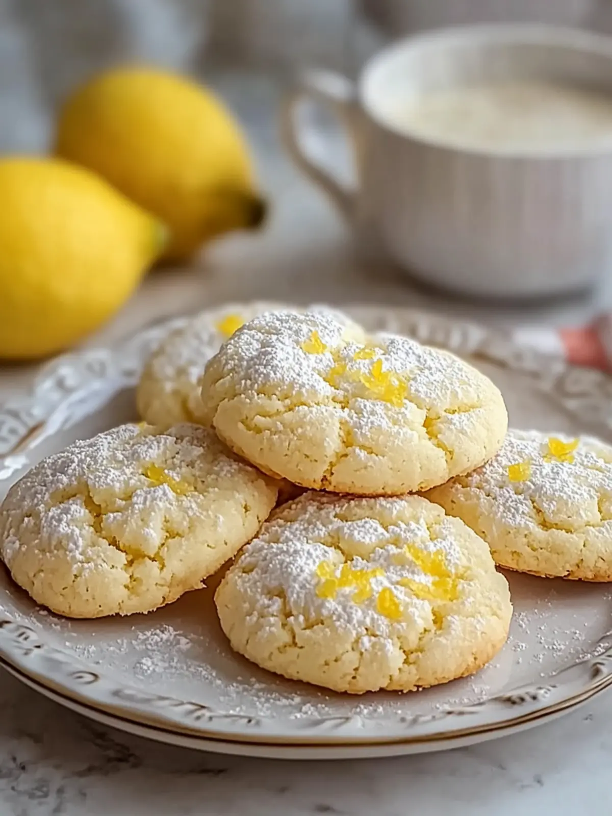 Perfect Sour Cream Lemon Cookies That Melt in Your Mouth 3 Perfect Sour Cream Lemon Cookies