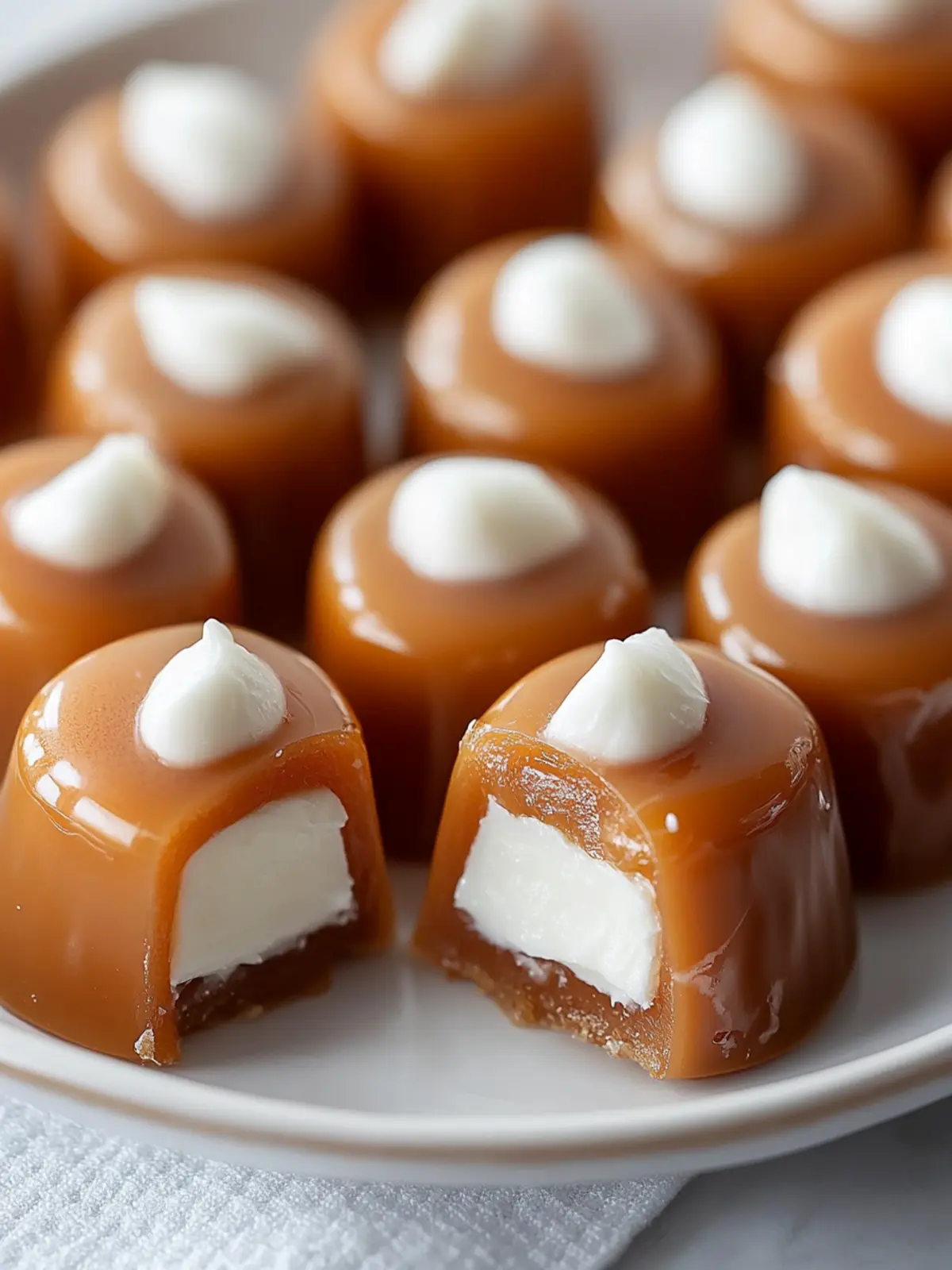 Heavenly Vanilla Cream Filled Caramels That Melt in Your Mouth 4 Heavenly Vanilla Cream Filled Caramels