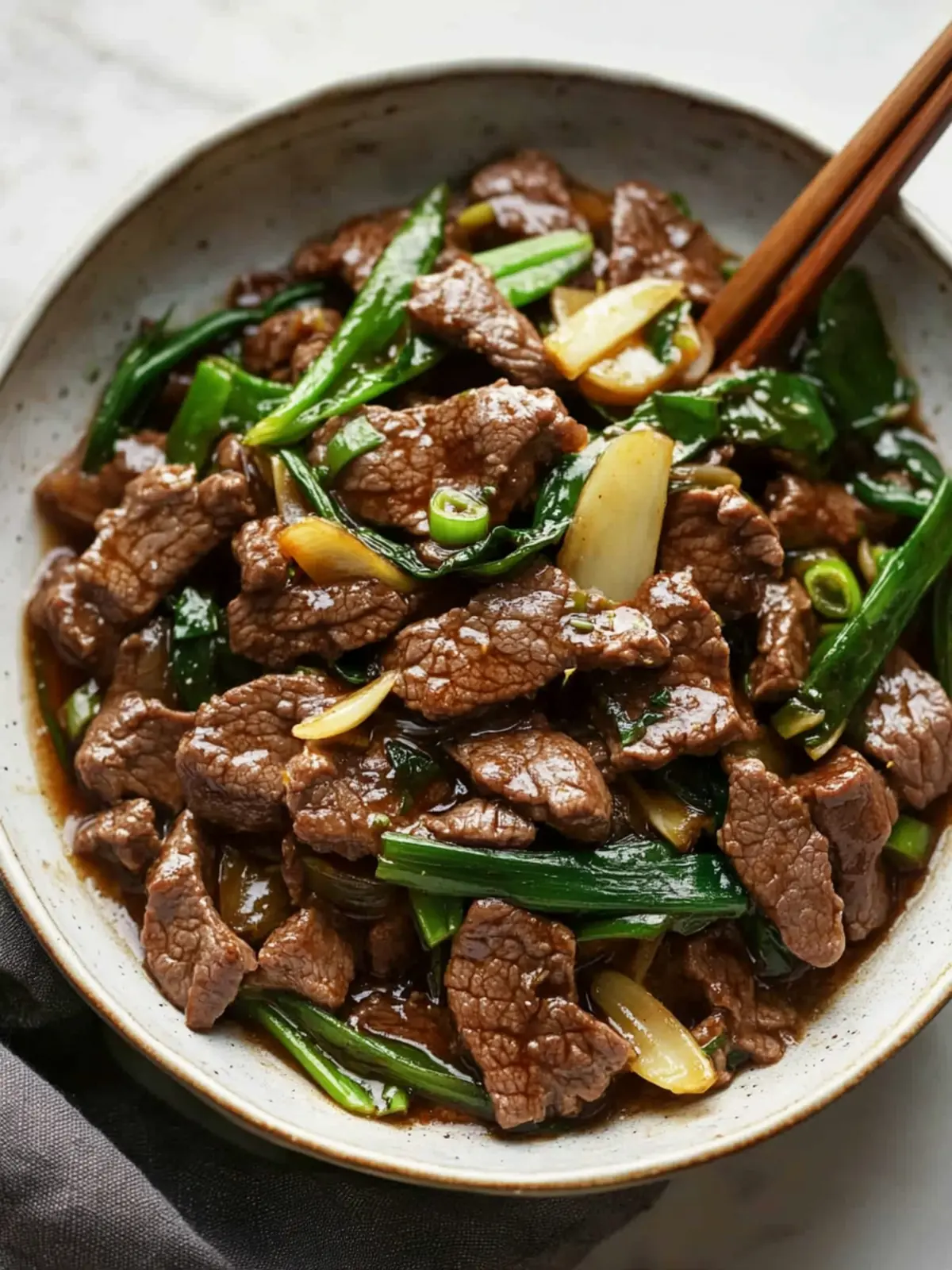 Savor This Easy Stir Fry Beef with Ginger and Scallions 3 Stir Fry Beef with Ginger and Scallions