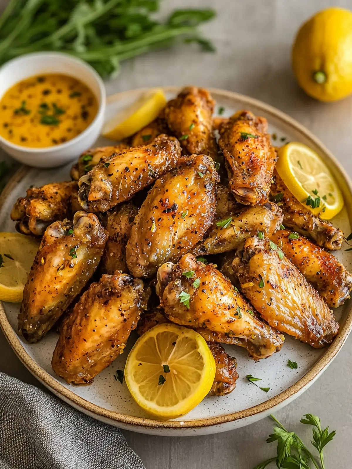 Lemon Pepper Wings: Crispy Perfection for Any Night In 3 Lemon Pepper Wings