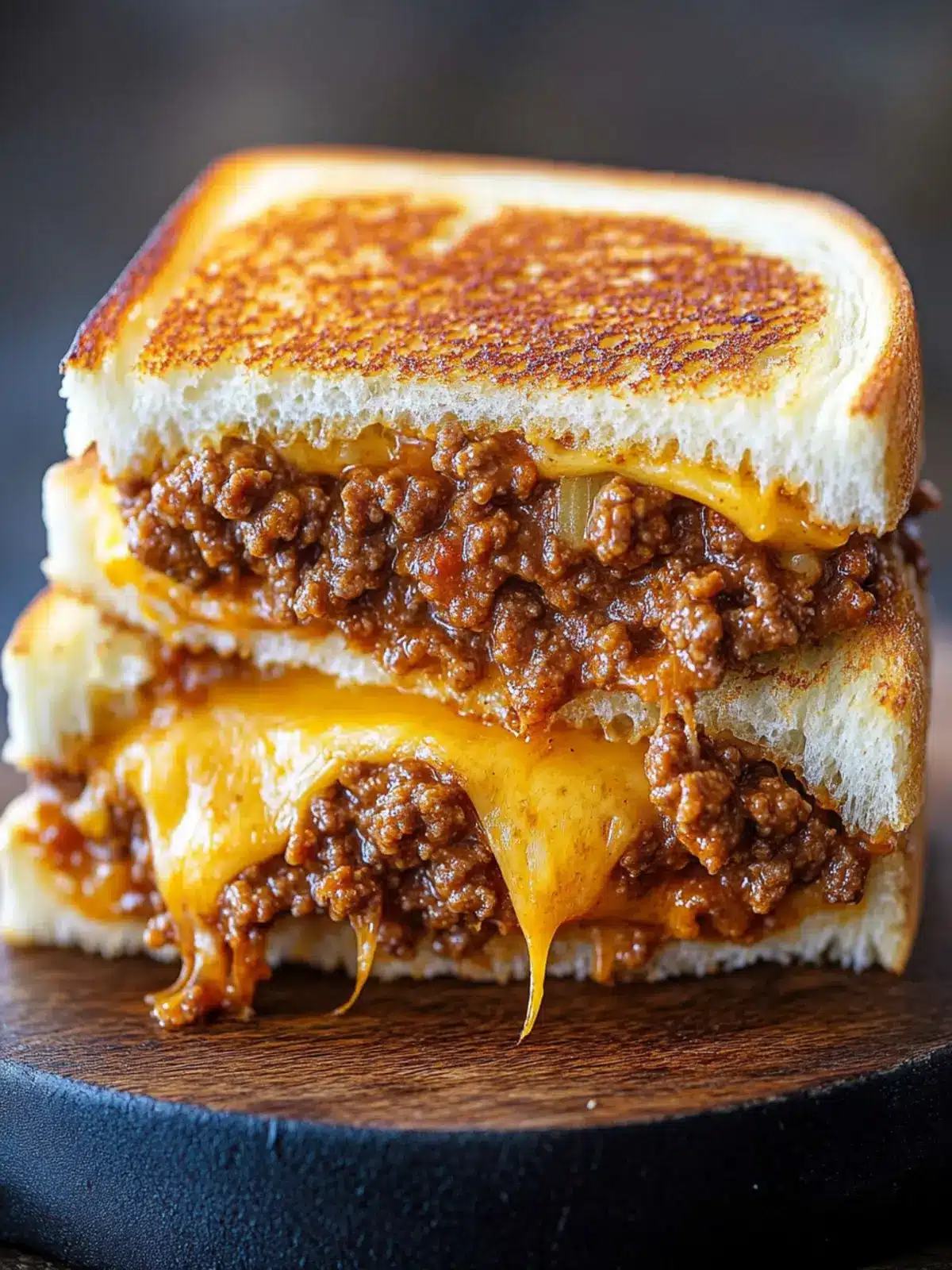 Melted Sloppy Joe Grilled Cheese for Cozy Nights In 2 Sloppy Joe Grilled Cheese