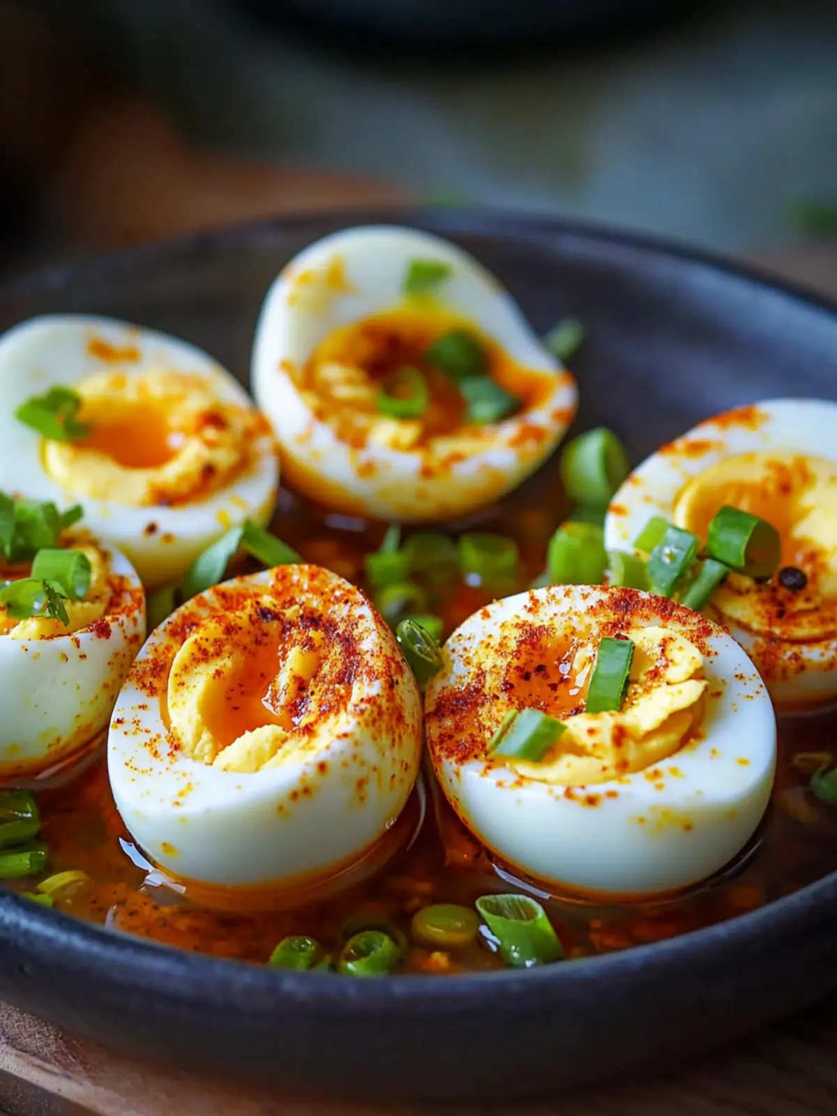 Cajun Boiled Eggs with Spicy Garlic Broth for Flavor Lovers 2 Cajun Boiled Eggs with Spicy Garlic Broth