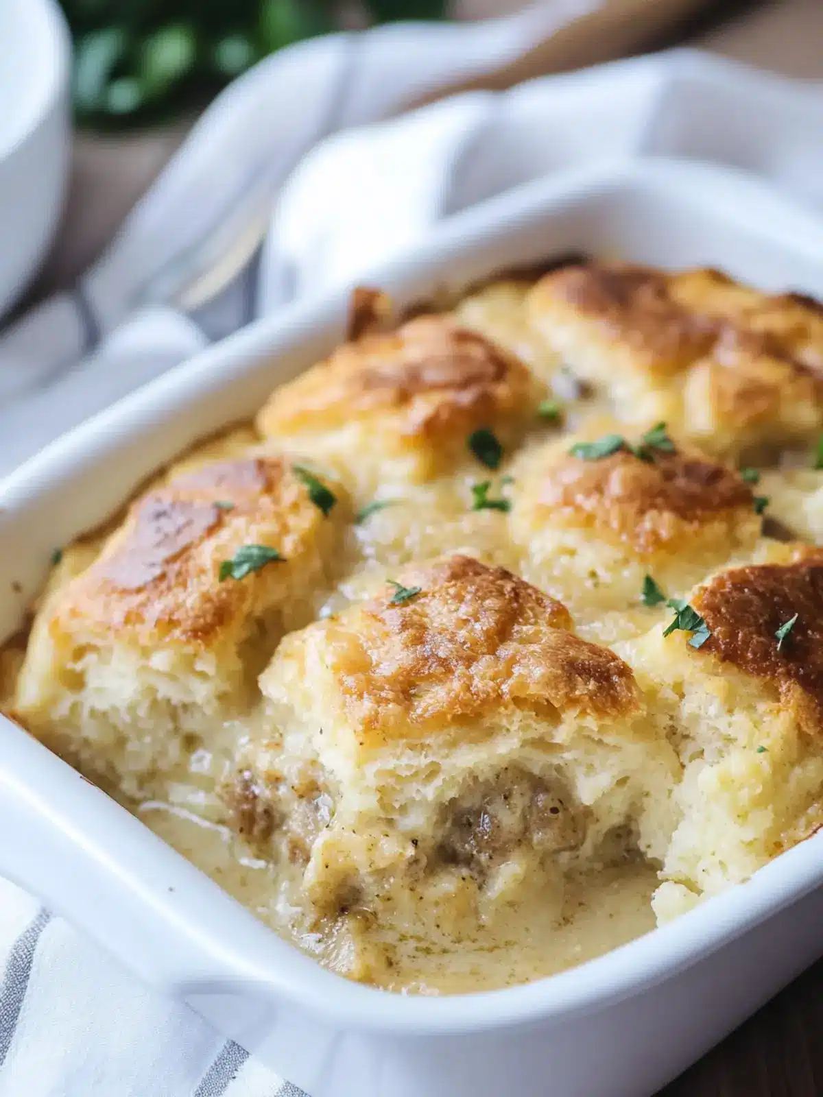 Ultimate Biscuits and Gravy Casserole for Cozy Mornings 5 Biscuits and Gravy Casserole