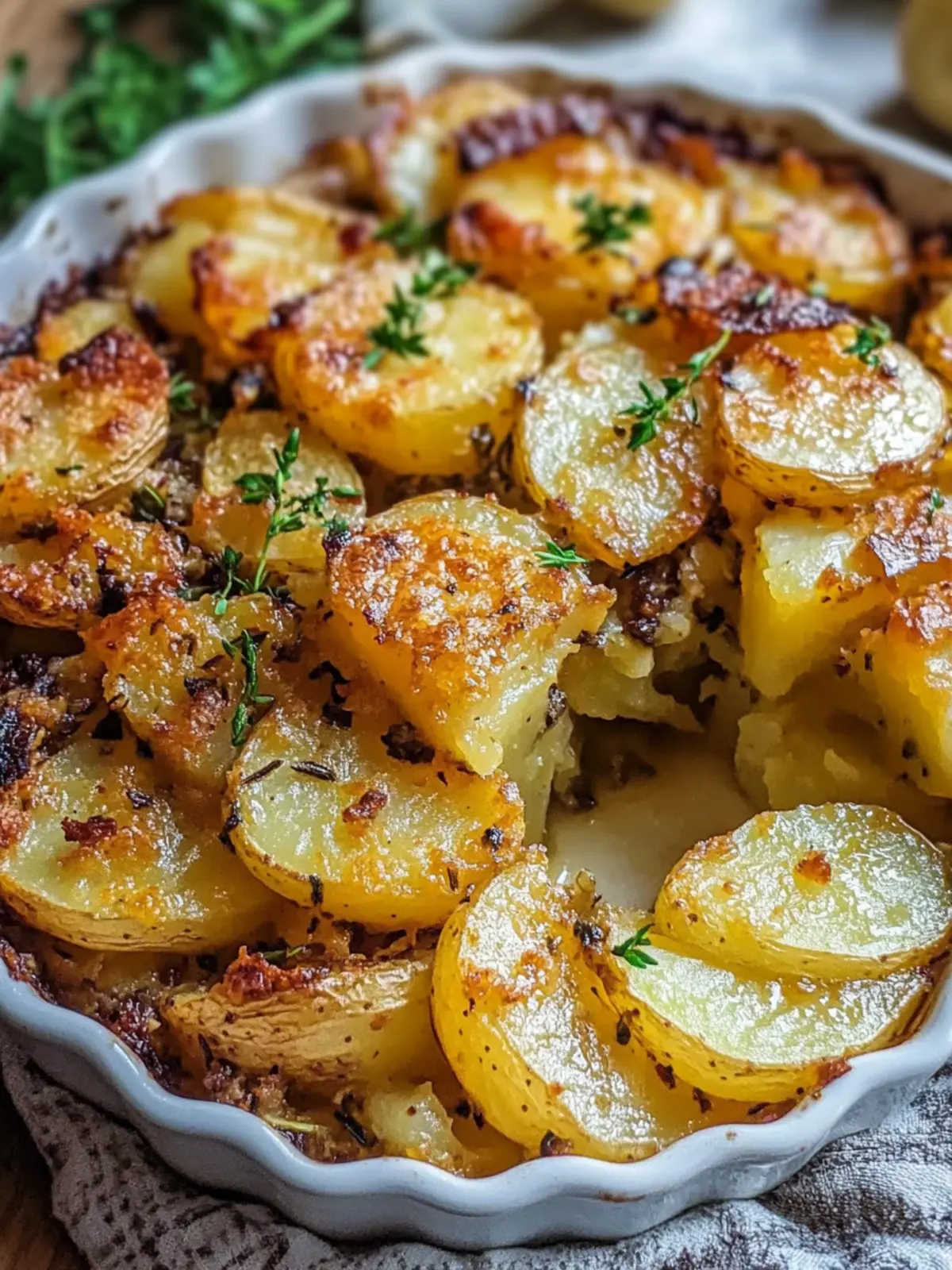 Creamy Vegan Potato Bake That's Comfort Food Gold 3 Vegan Potato Bake