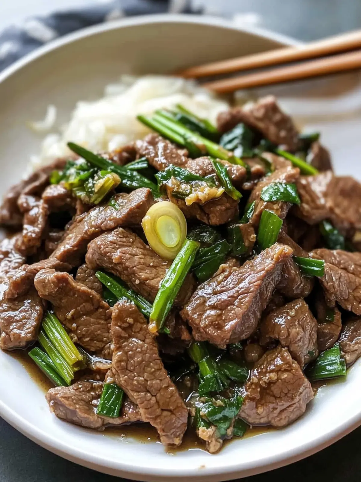 Savor This Easy Stir Fry Beef with Ginger and Scallions 4 Stir Fry Beef with Ginger and Scallions